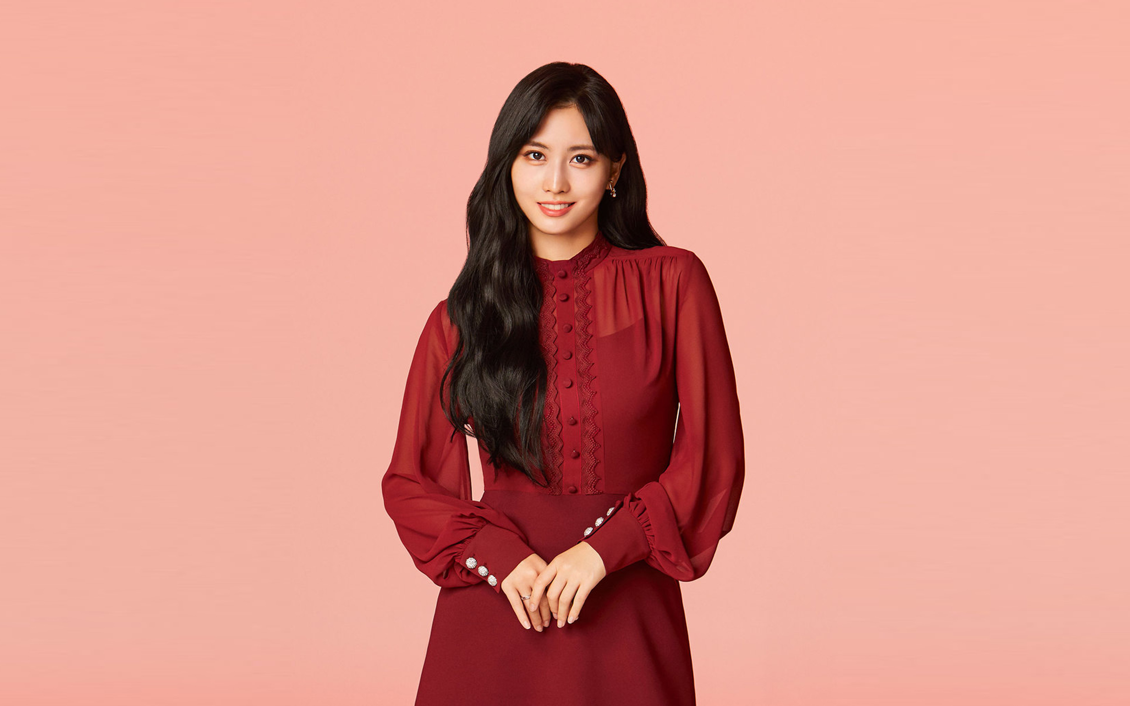 Kpop Girl Momo Twice Pink Cute