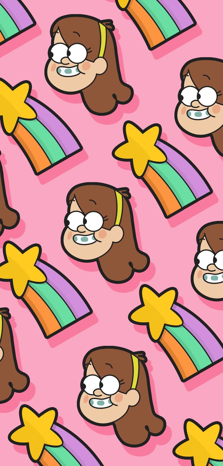 Gravity Falls Mabel Pines Rainbow Star