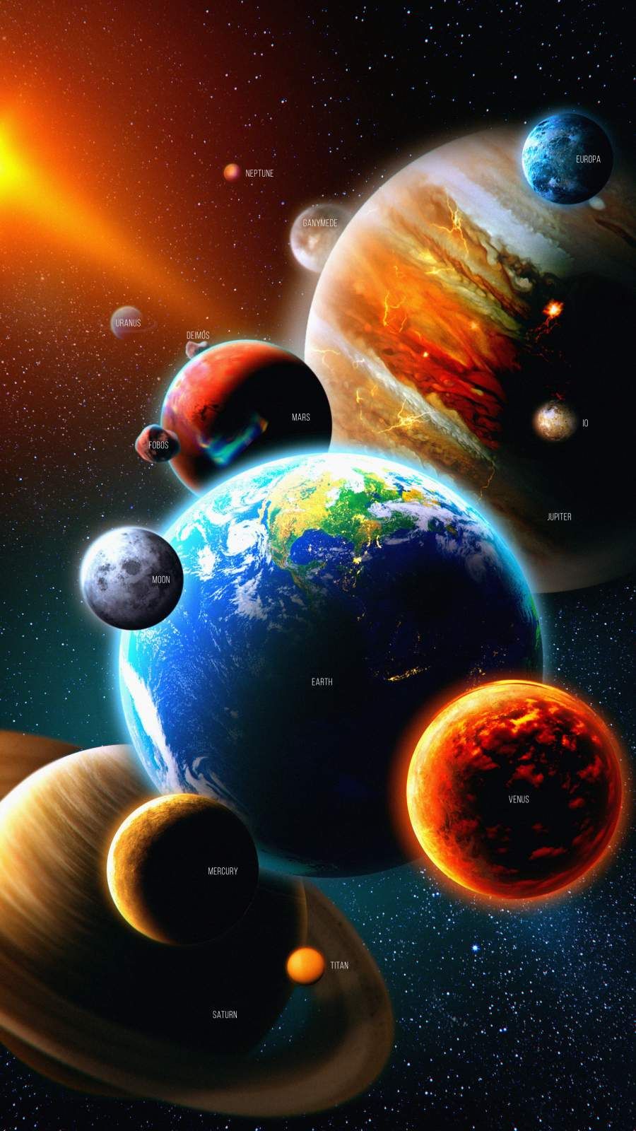 Art of Space iPhone Wallpaper