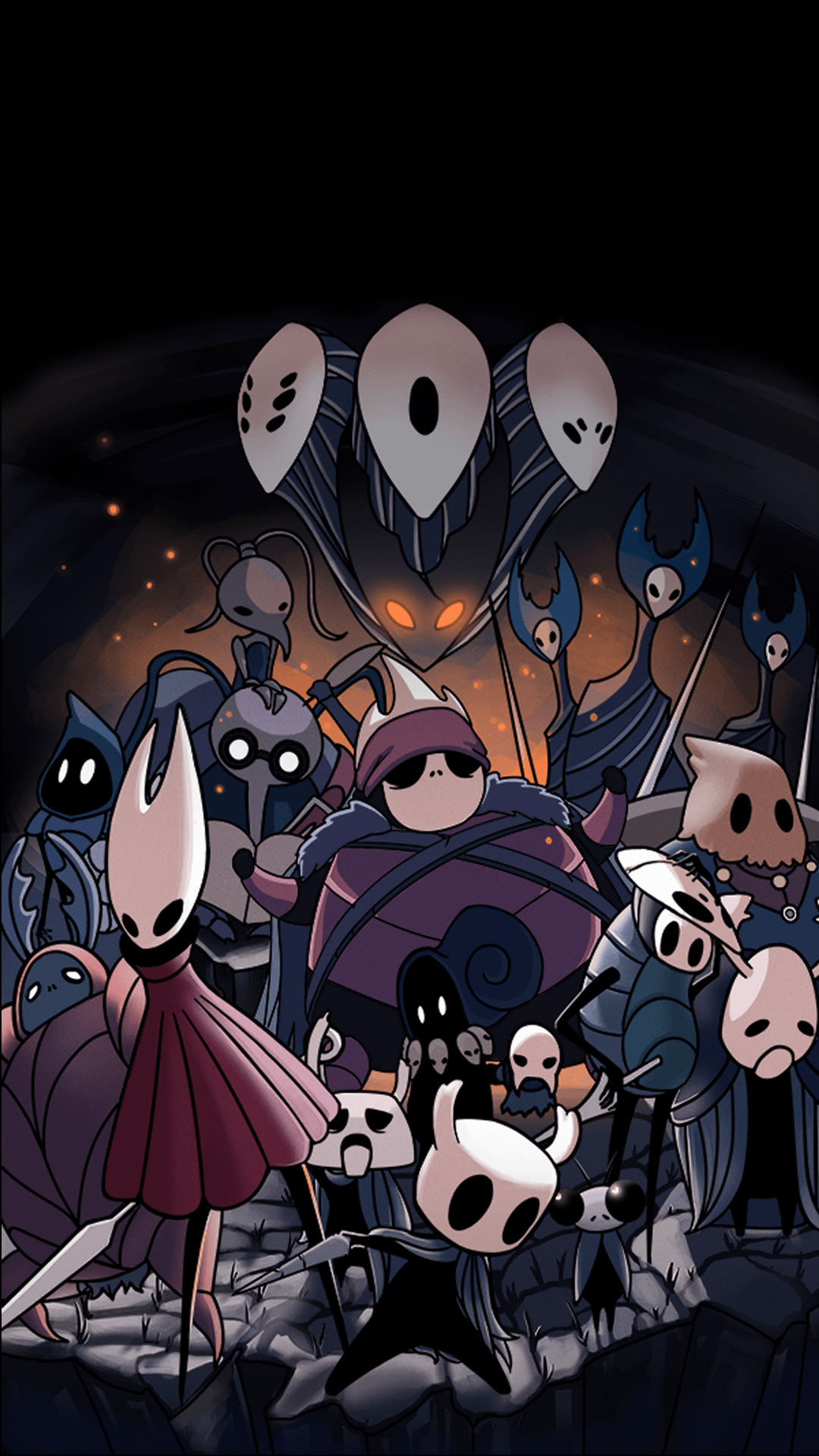 Hollow Knight Cast iPhone Wallpaper, r