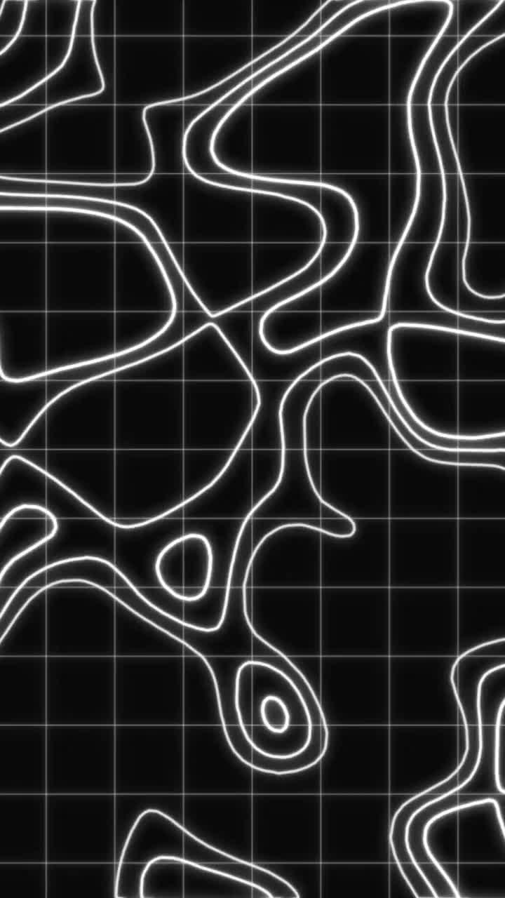 White Topography Mobile Live Wallpaper