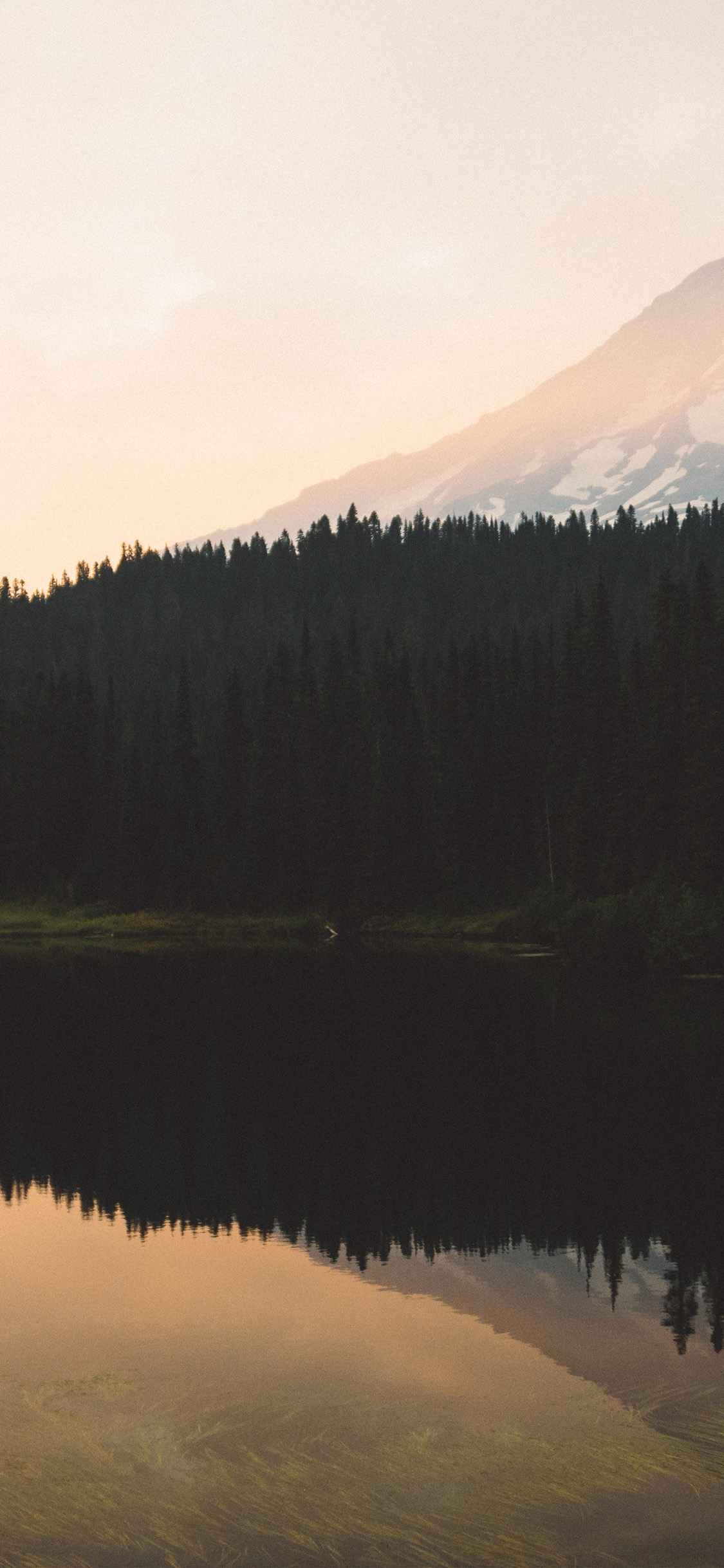 Sunset Lake Mountain Sky River