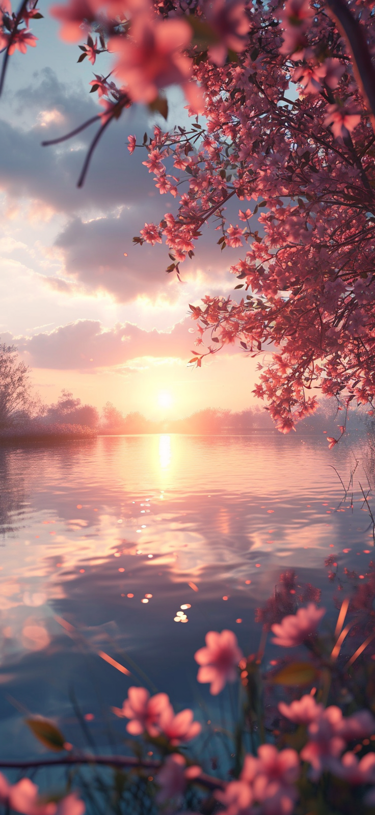 Breathtaking Sunset Blossom