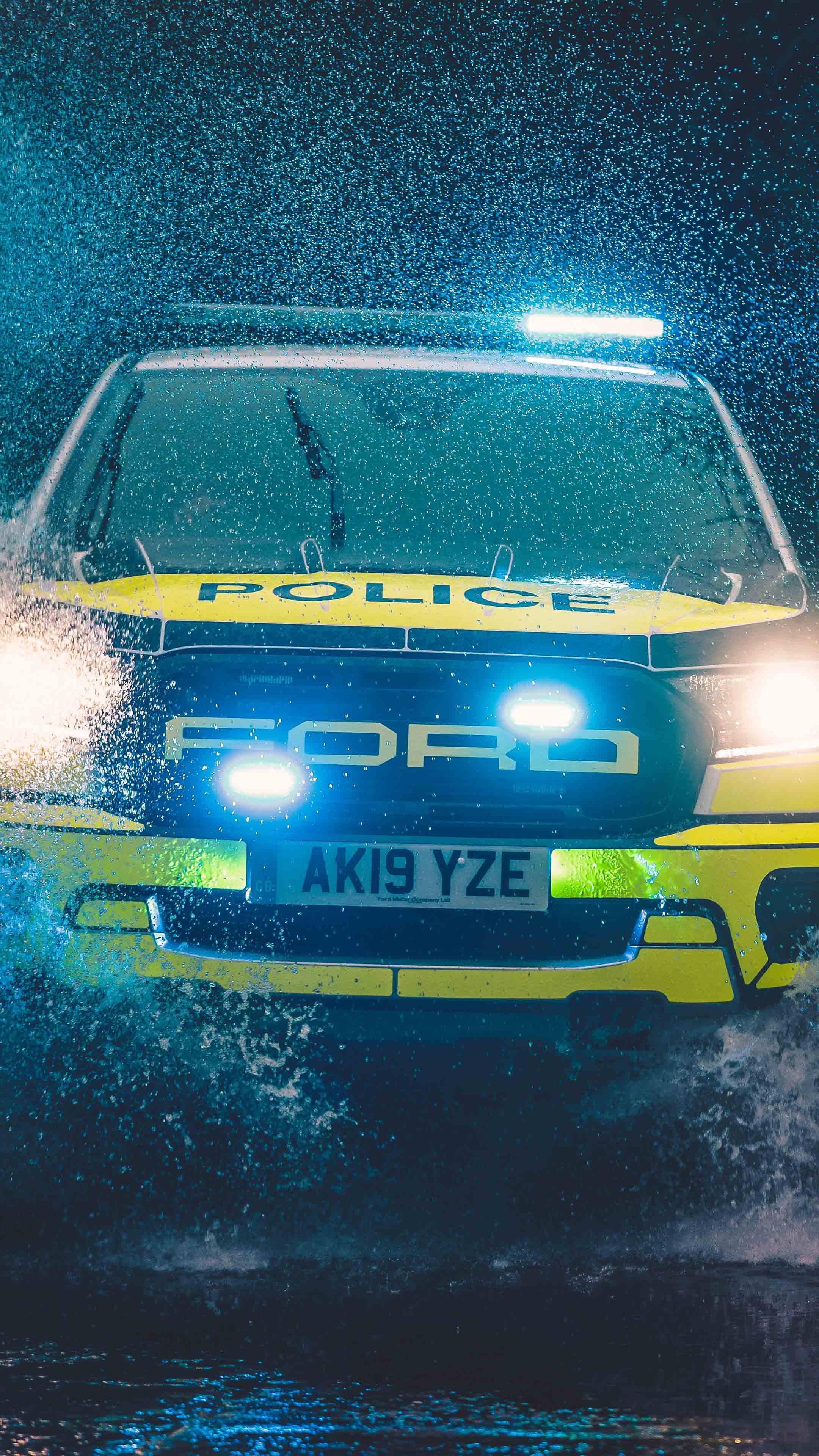 Ford Ranger Raptor Police 2020 4K Ultra