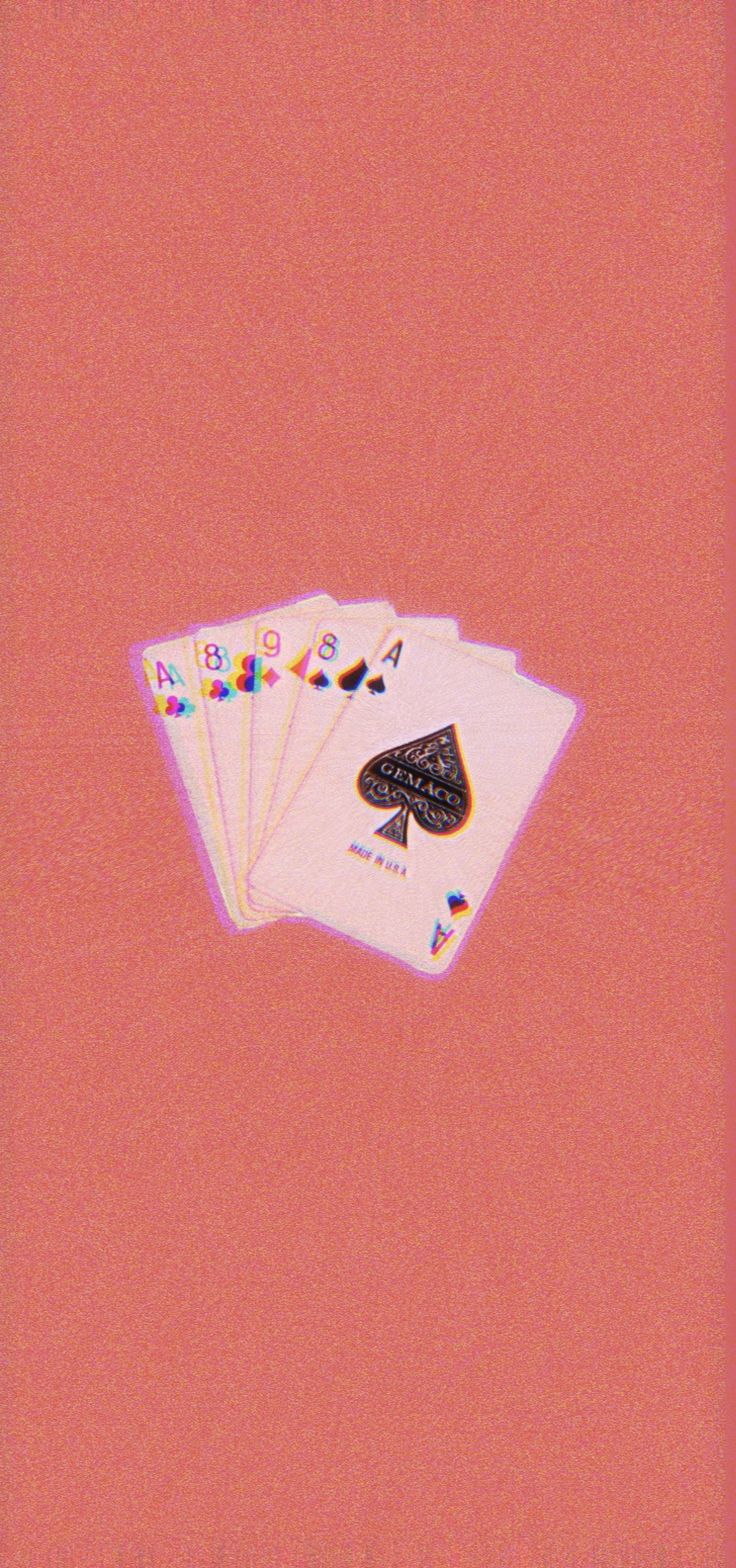 playing cards phone wallpaper