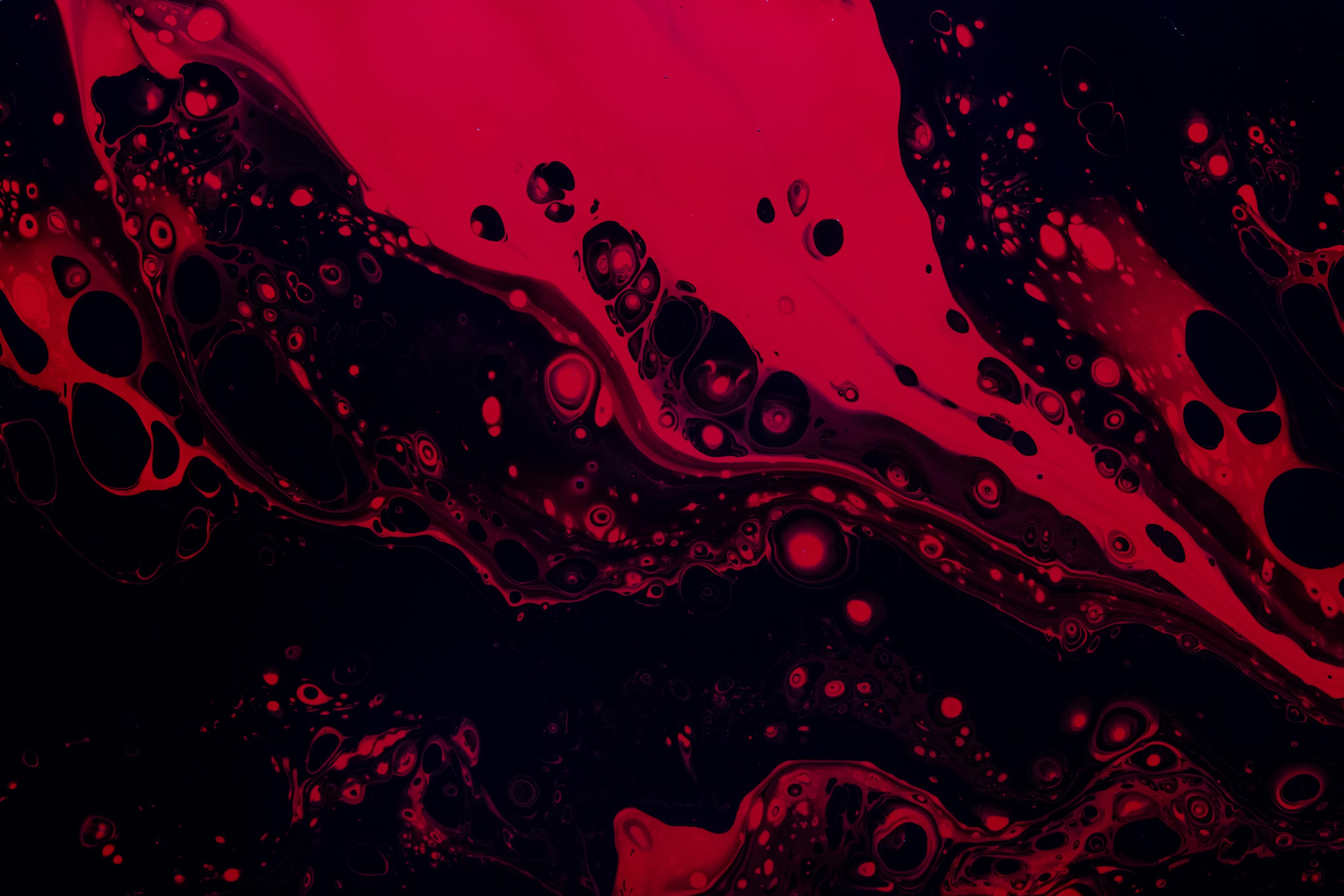 Download Red Abstract Paint 4k Ultra HD