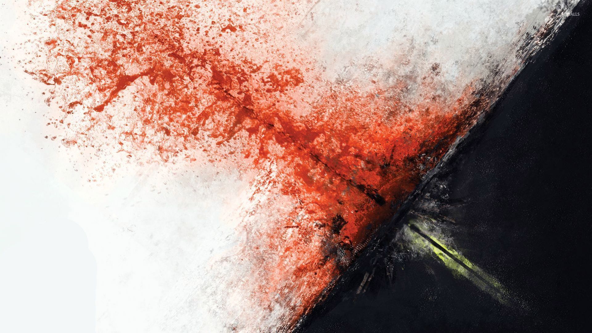 Red splatter wallpaper