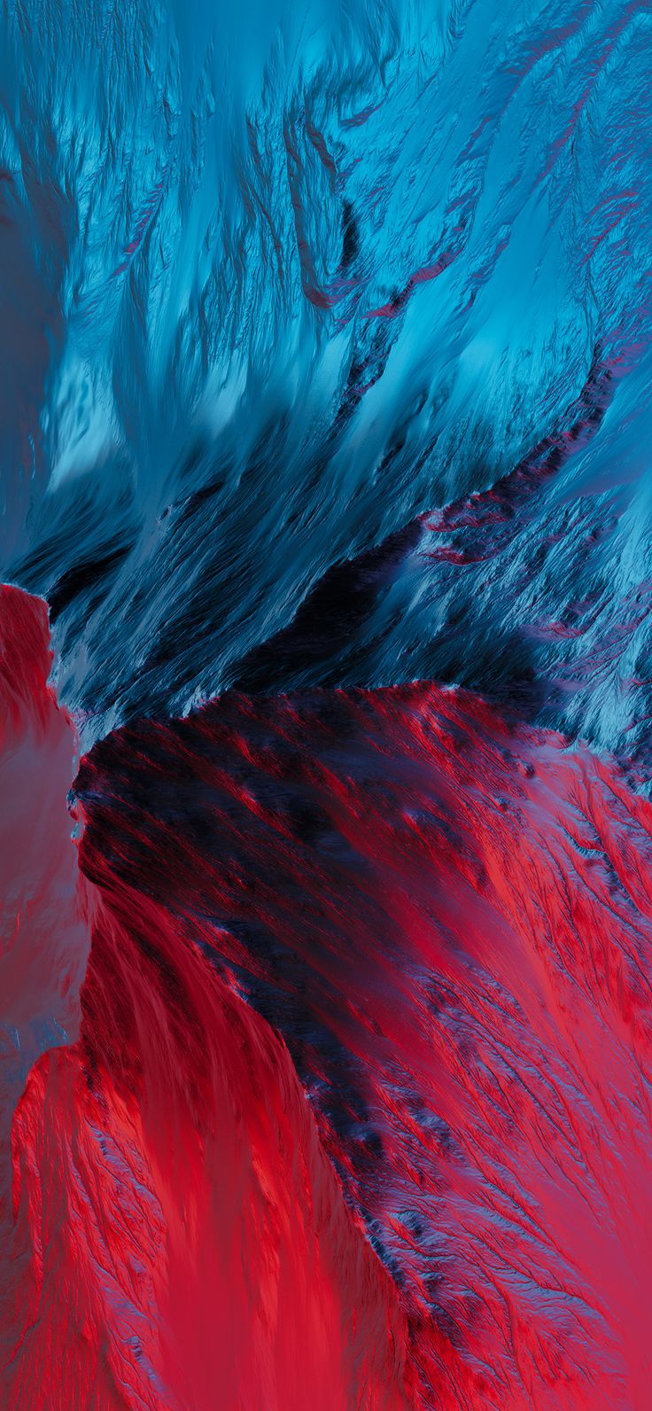 Red & Blue Abstract