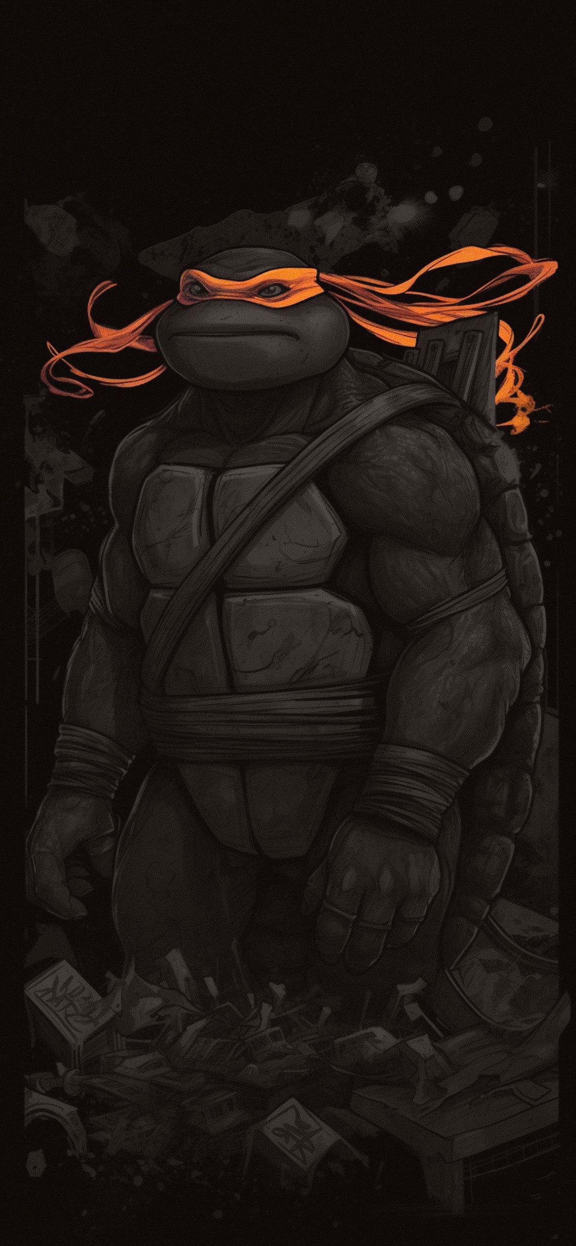 TMNT Michelangelo Classic Wallpaper