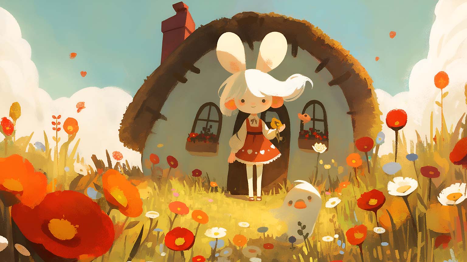 Joyful Fairy Magic 4K Wallpaper