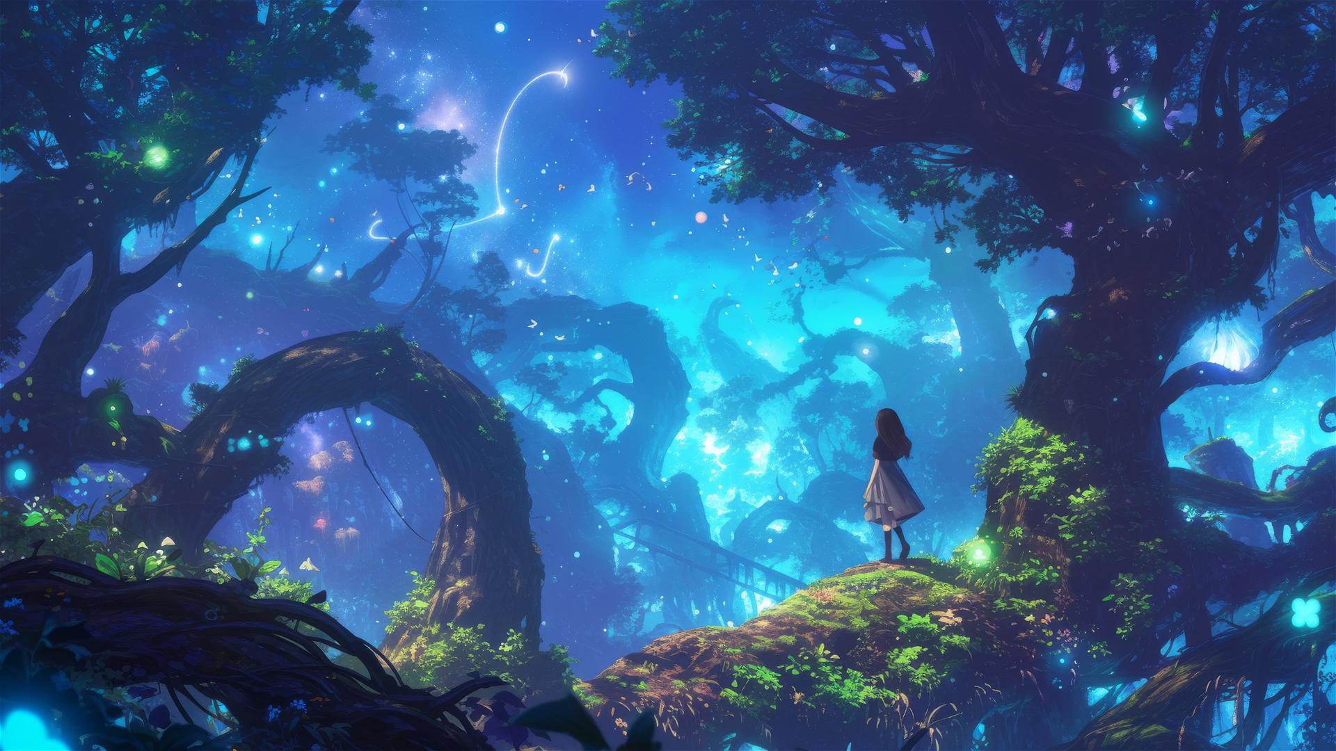 4K HD Wallpaper: Ghibli Inspired Aura