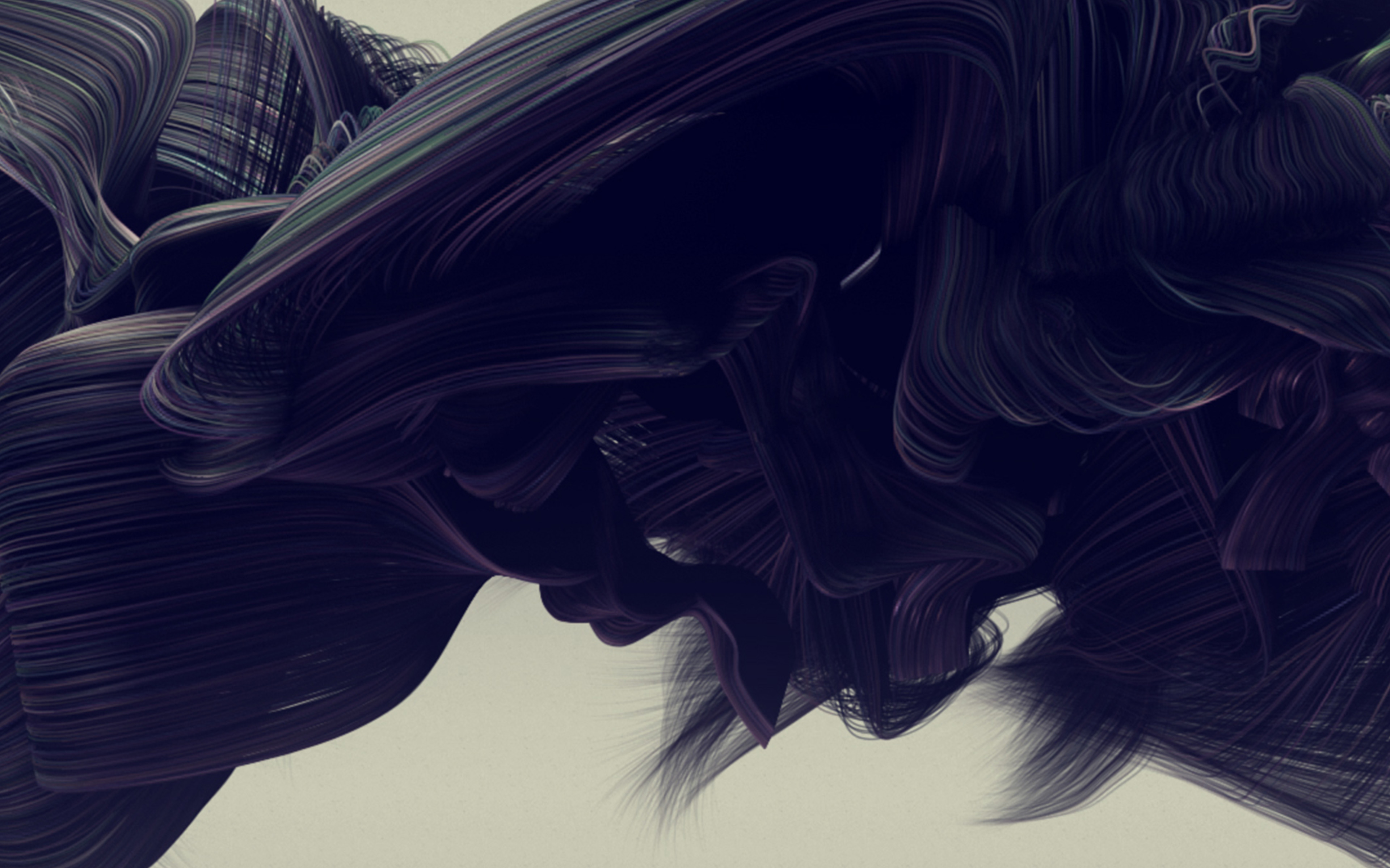 Smoke Line Abstract Pattern