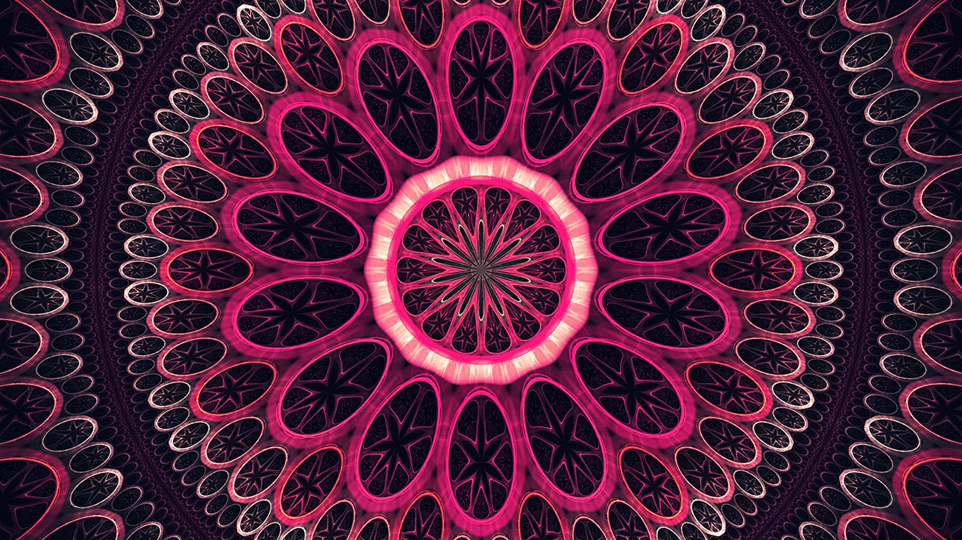 Psychedelic Art Pattern Pink
