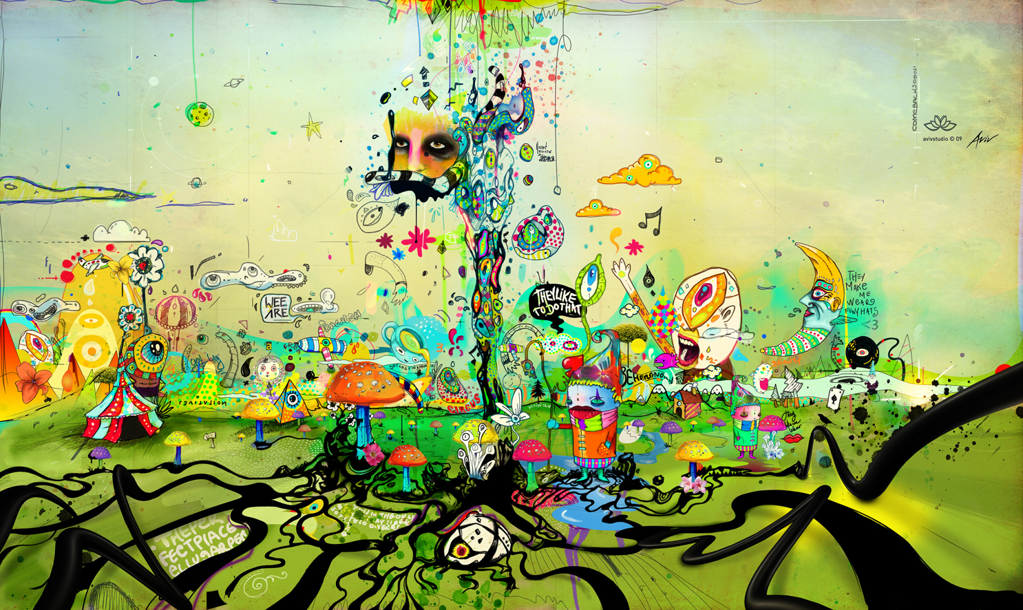 HD desktop wallpaper: Artistic