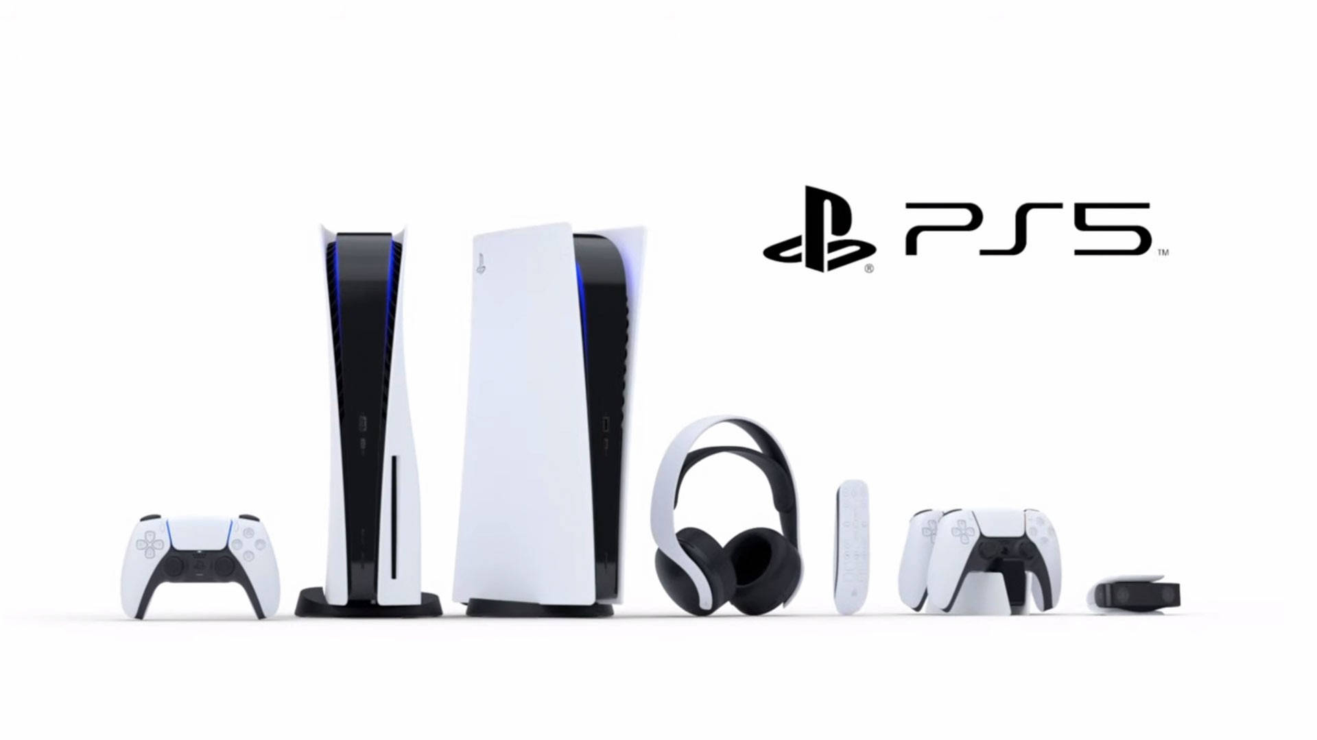 Download White PS5 Collection Wallpaper
