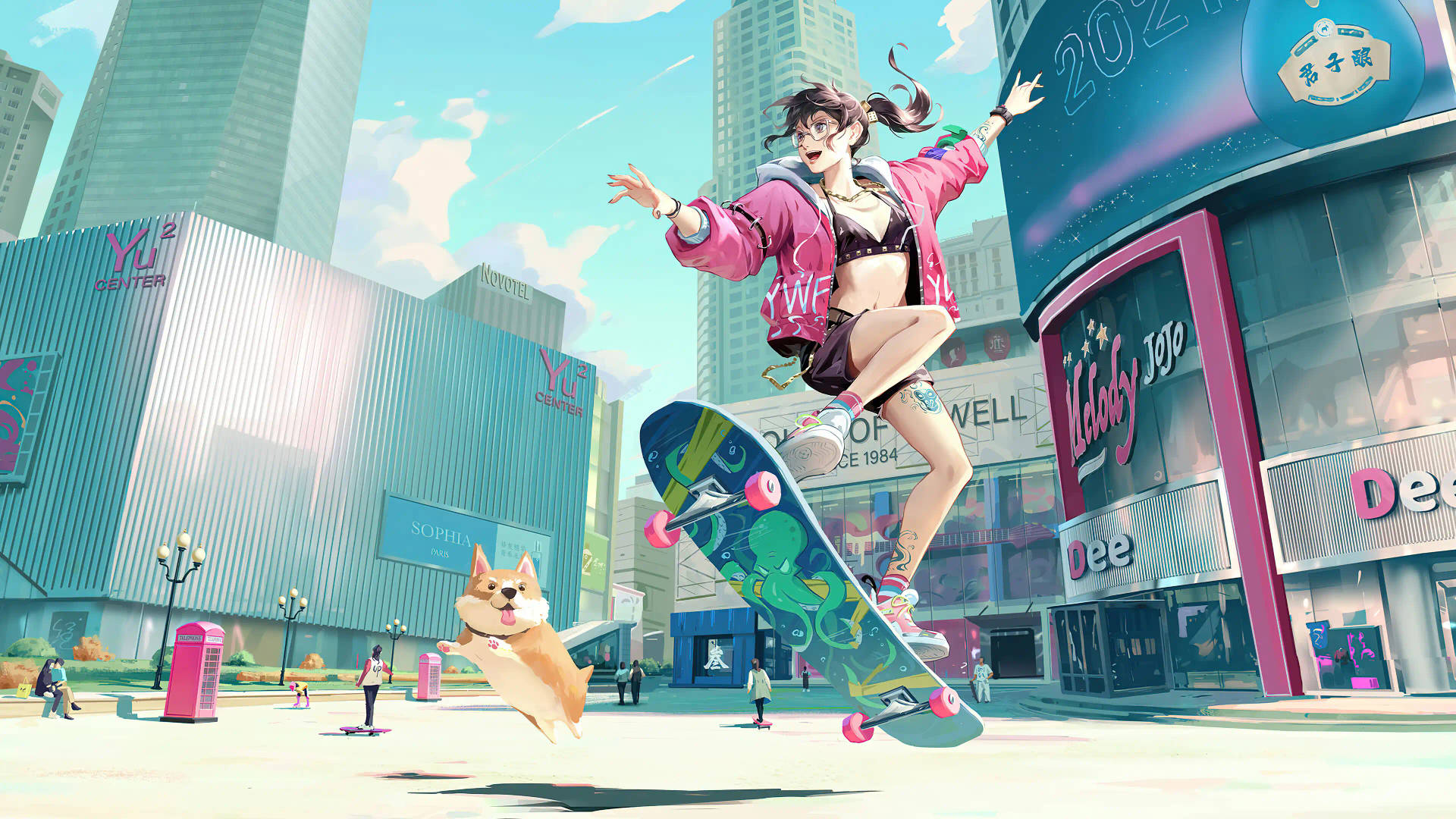 Download Skater Girl Aesthetic Anime