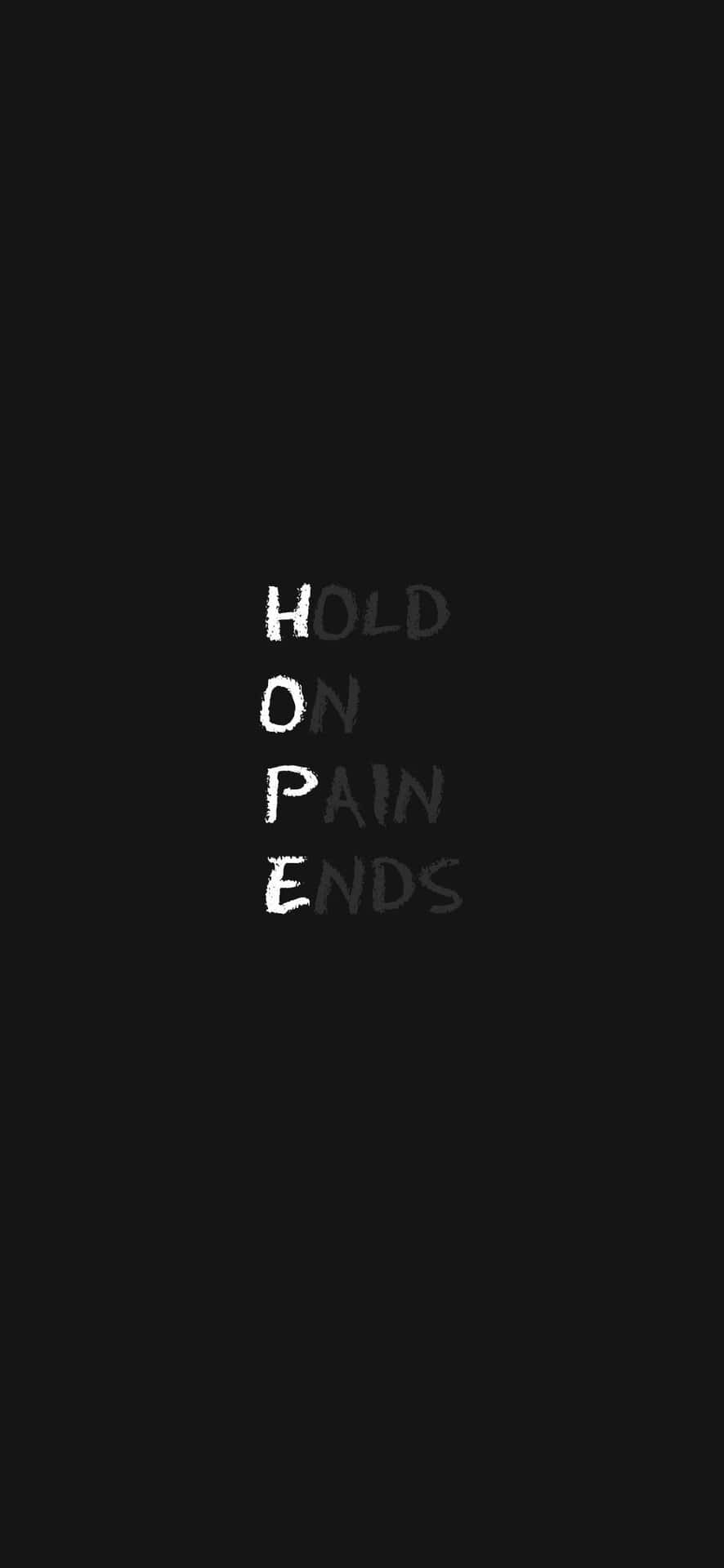 let pain hold you down Wallpaper