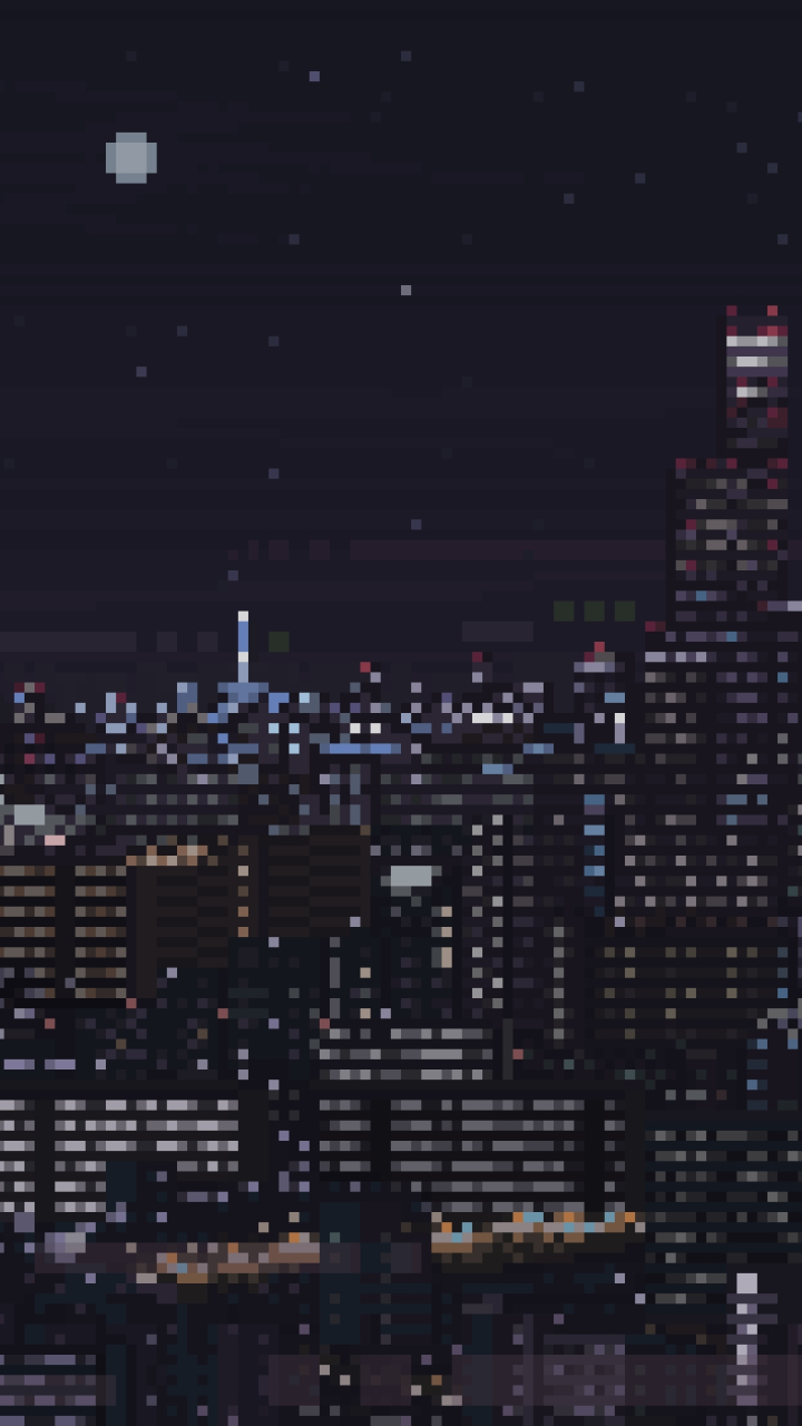 Pixel Art Phone Wallpaper