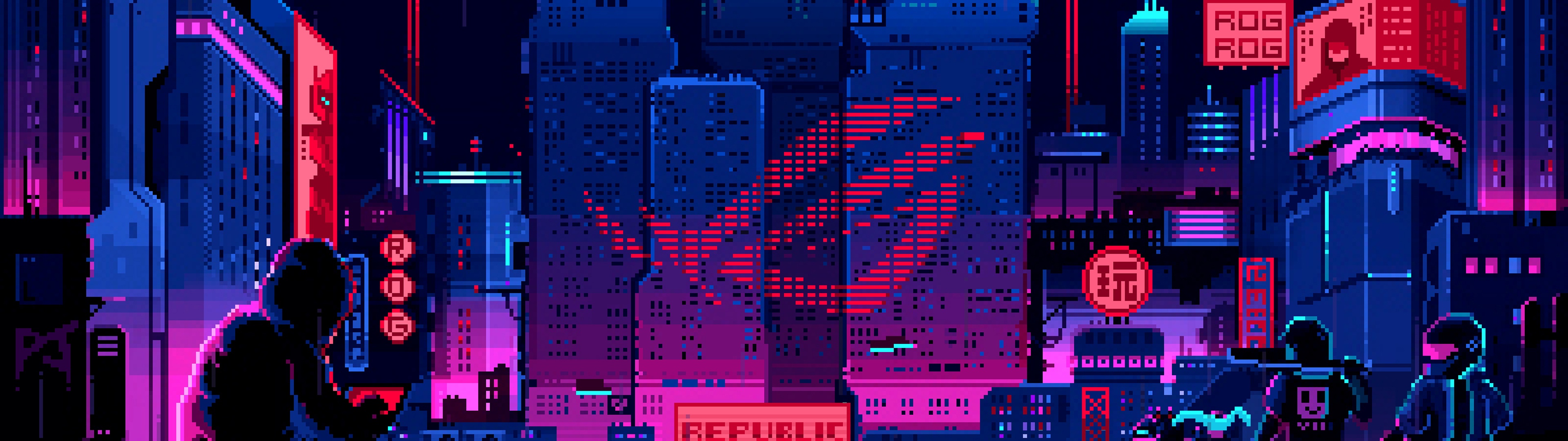 ASUS ROG Wallpaper 4K, Futuristic