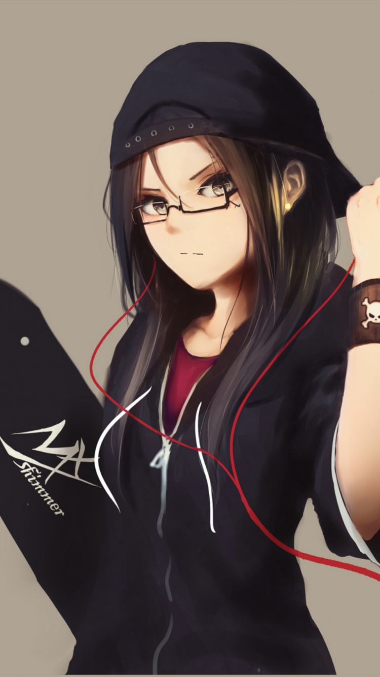 Download wallpaper 750x1334 anime girl