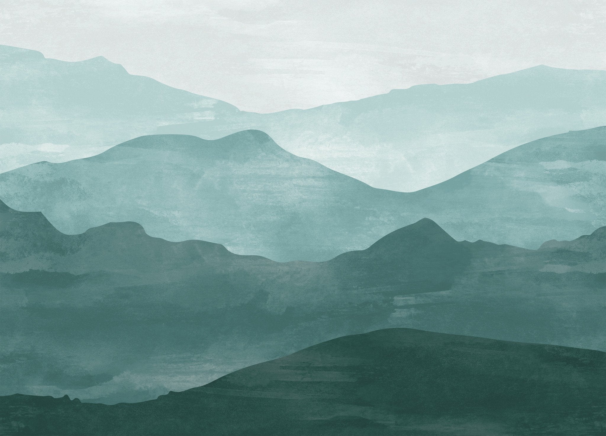 Watercolor Mountain Wallpaper. Anewall