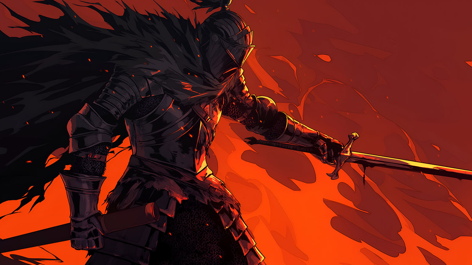 Dark Souls Knight Sword Desktop