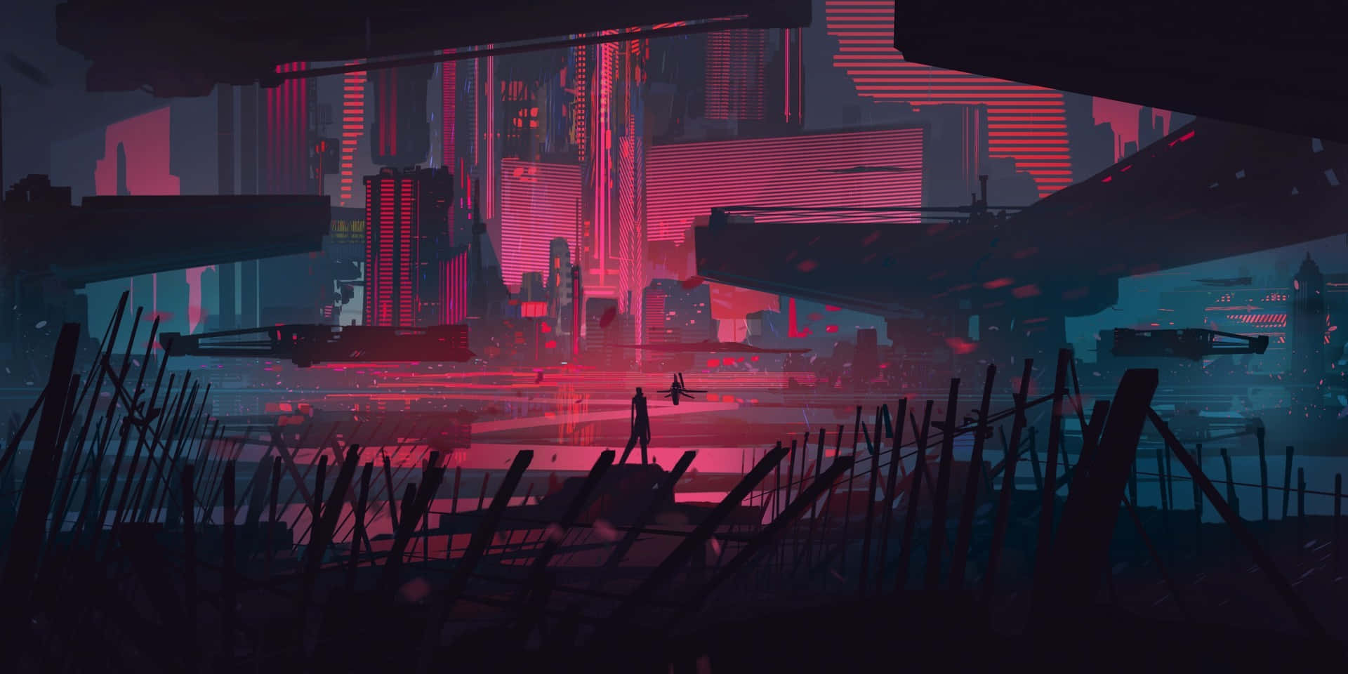Dark Cyberpunk Wallpaper