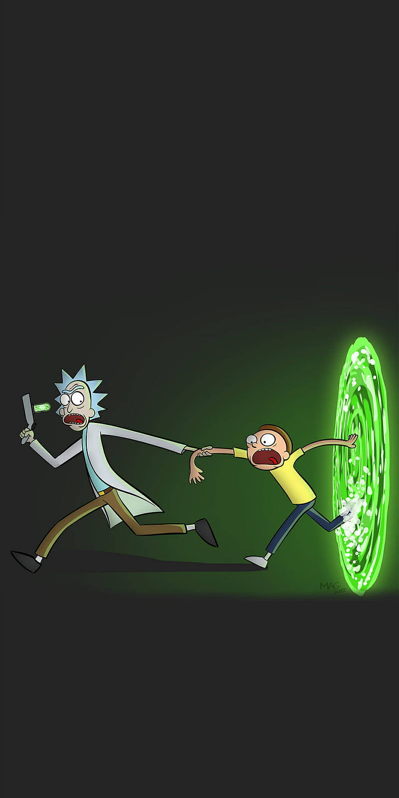Rick And Morty Phone HD Wallpaper