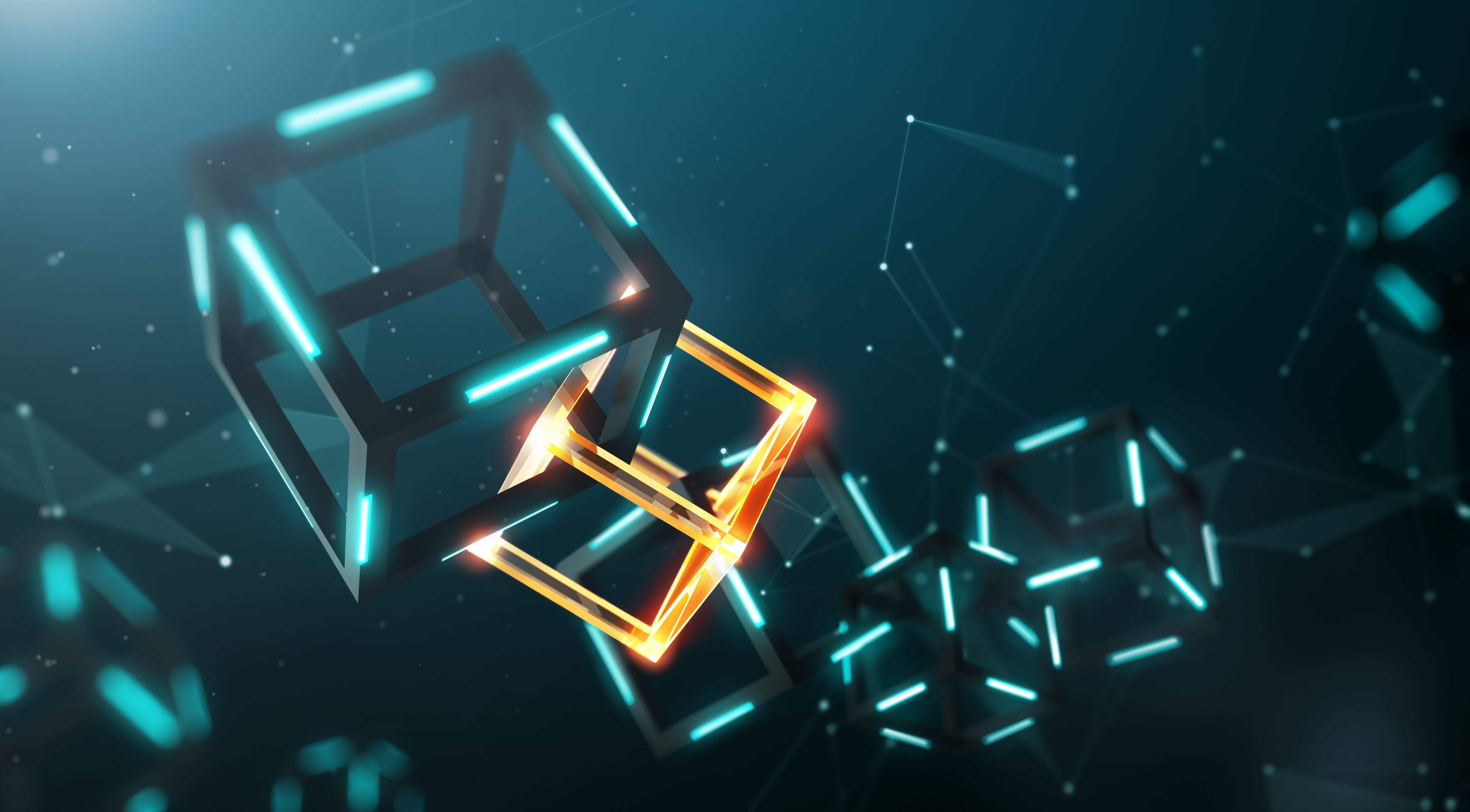 Technology Blockchain 4k Ultra HD Wallpaper