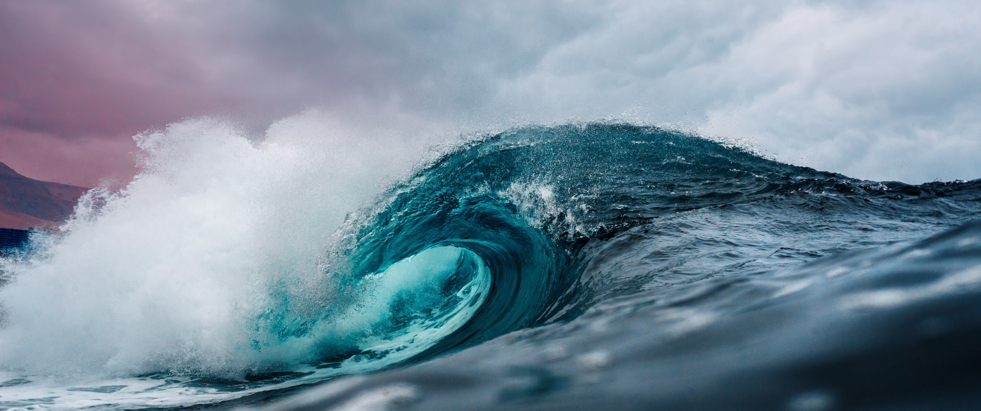 Ocean Wallpaper 4K, Waves, Water