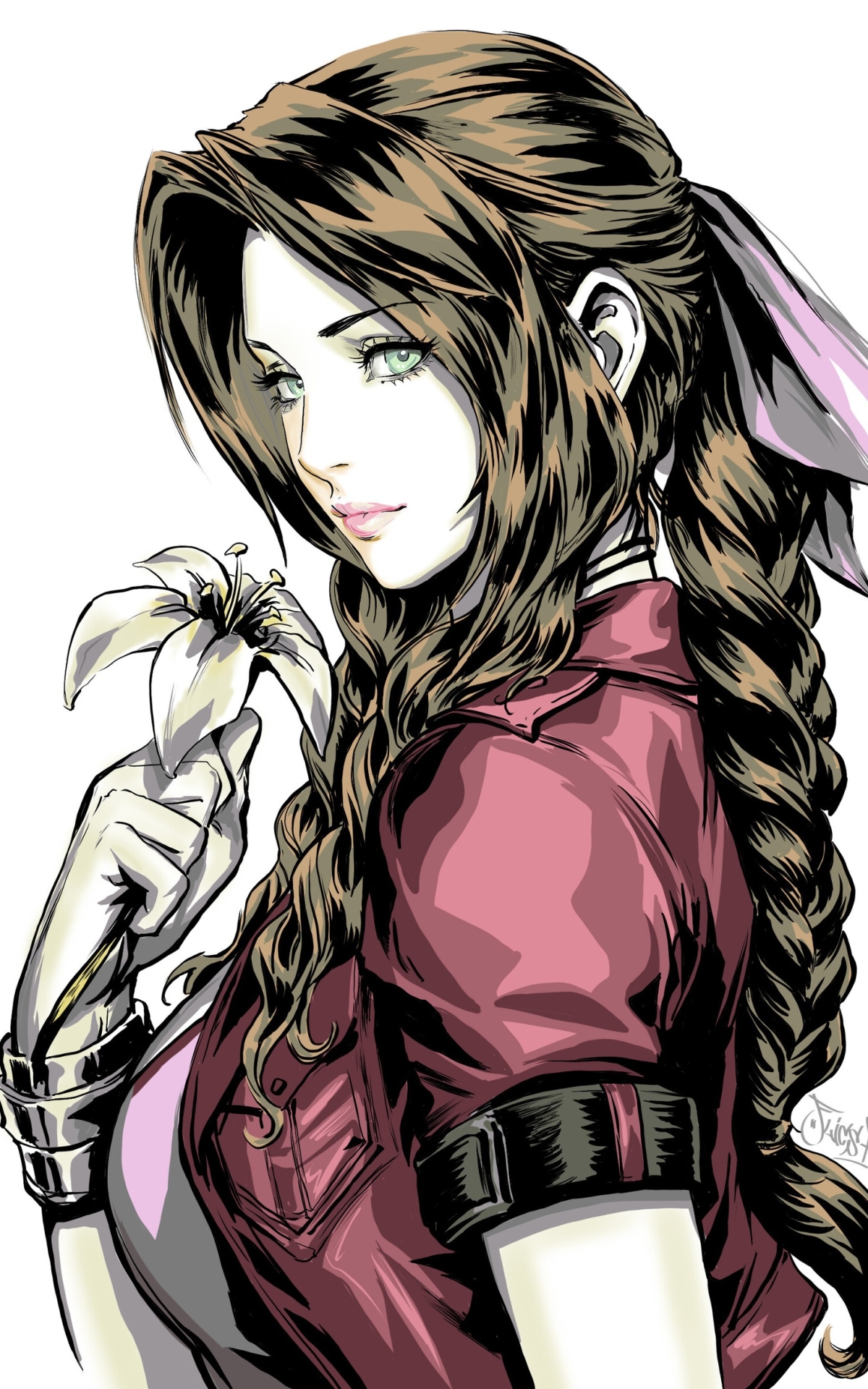 Mobile wallpaper: Final Fantasy, Braid