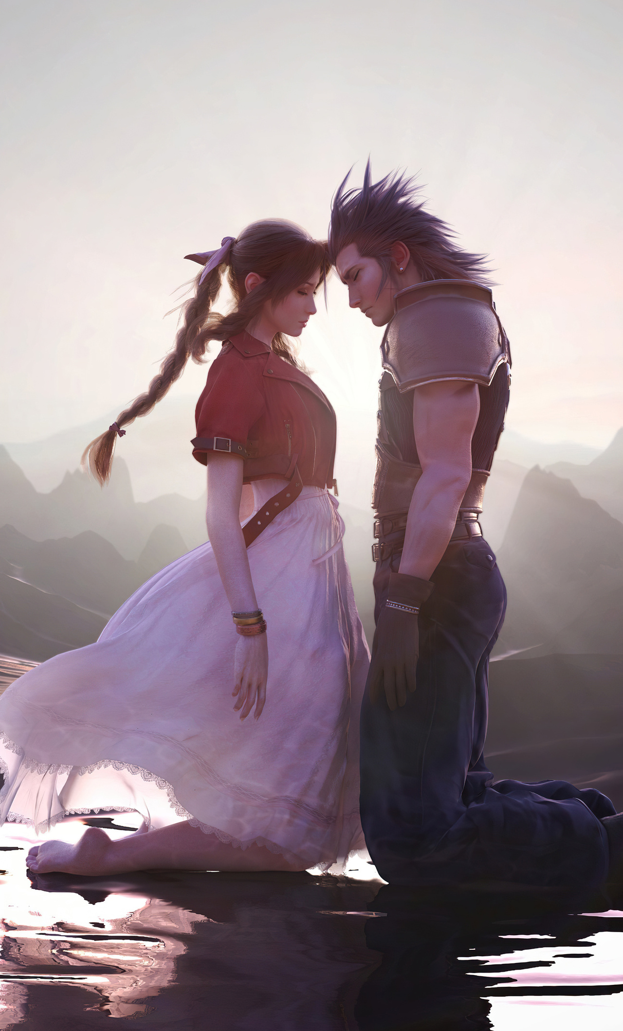 Aerith Gainsborough And Cloud