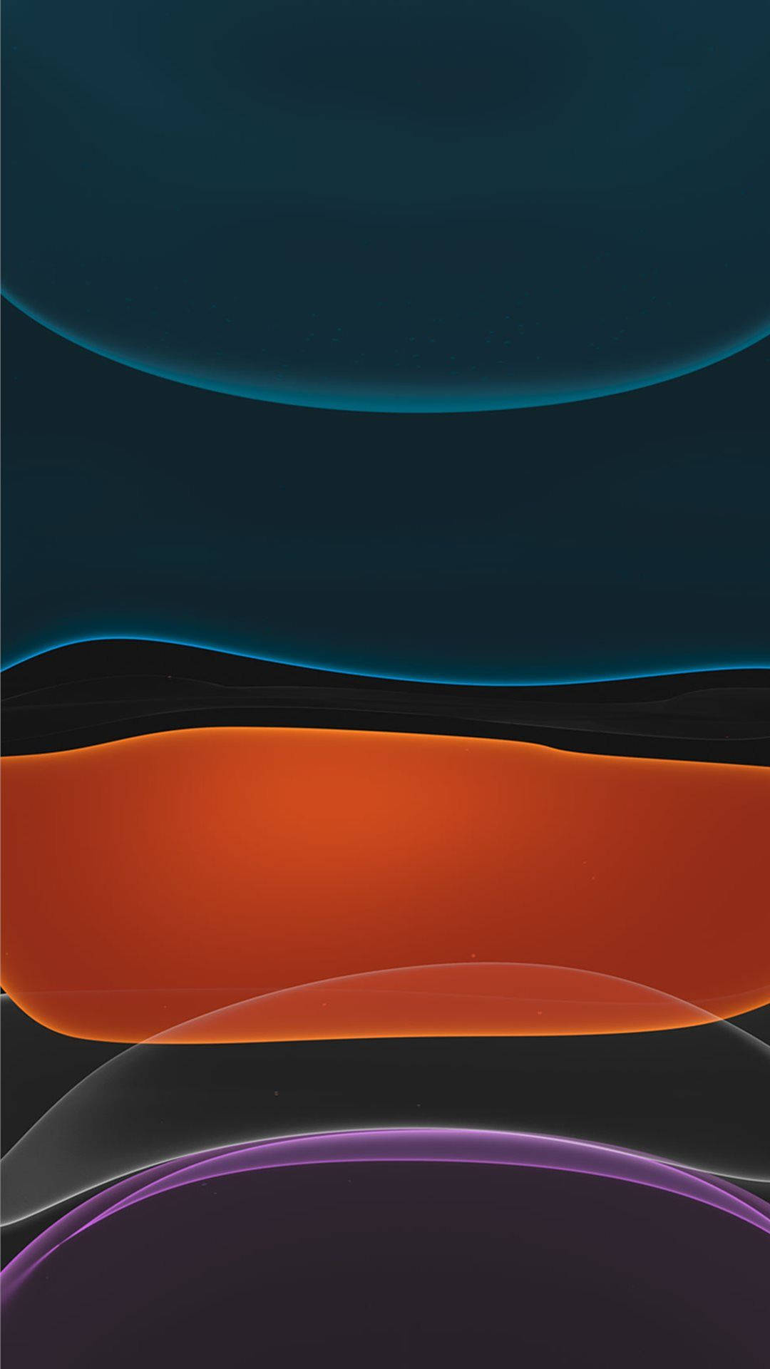 iPhone 14 Neon Orange Wallpaper