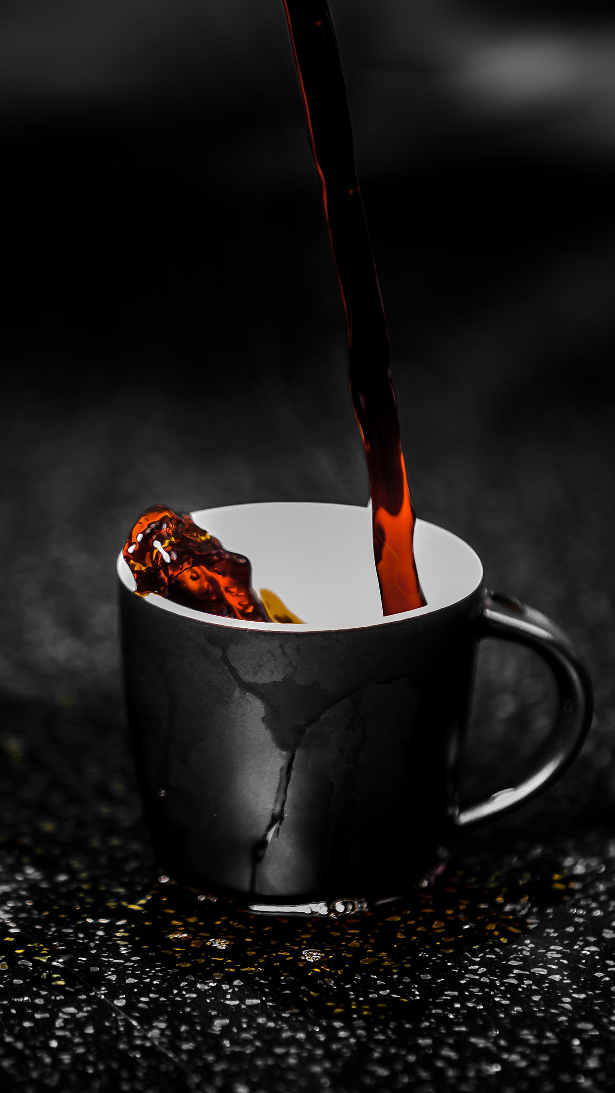 Coffee Drop Cup Nature Wallpaper
