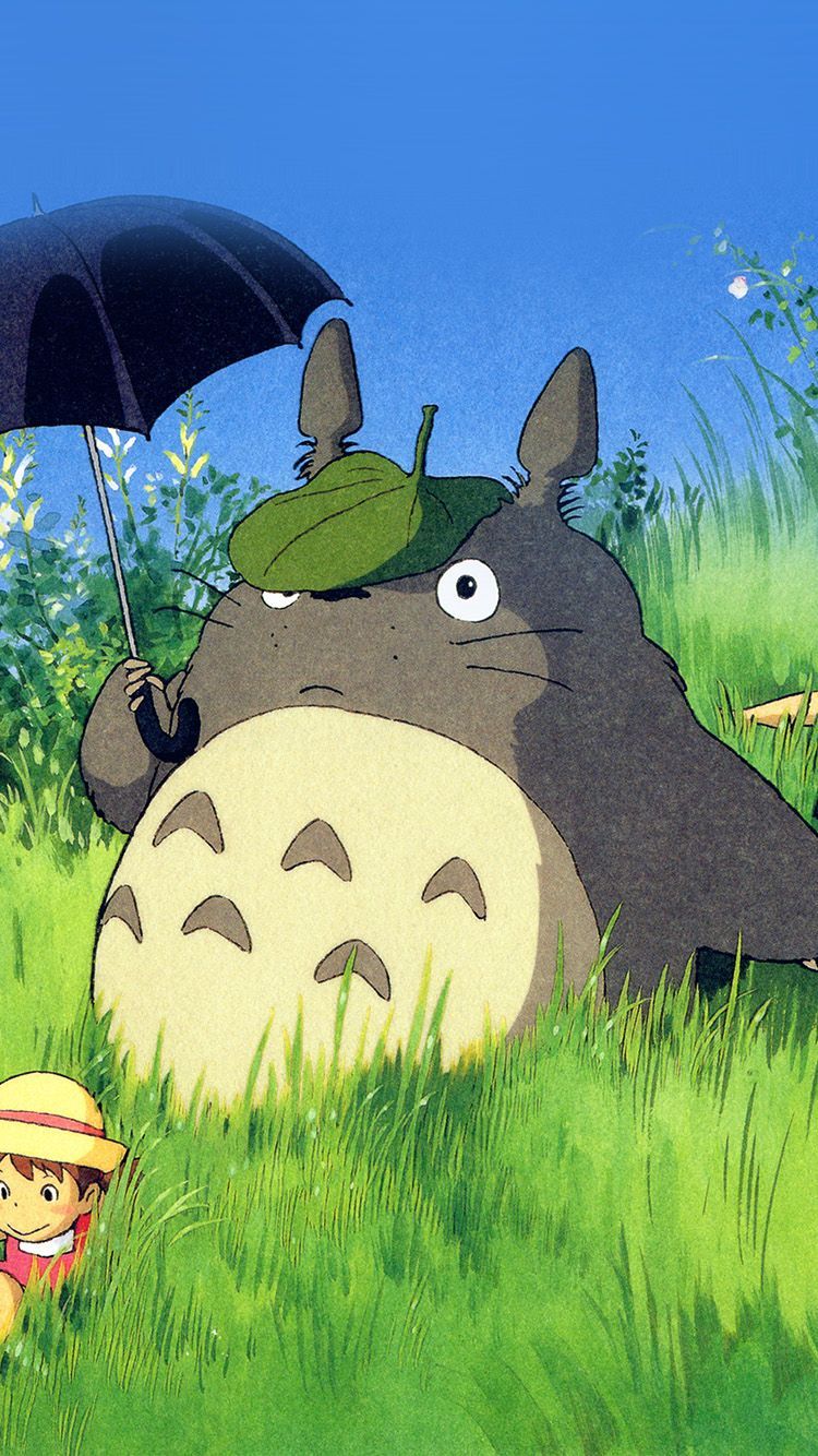 Awesome Totoro iPhone Wallpaper