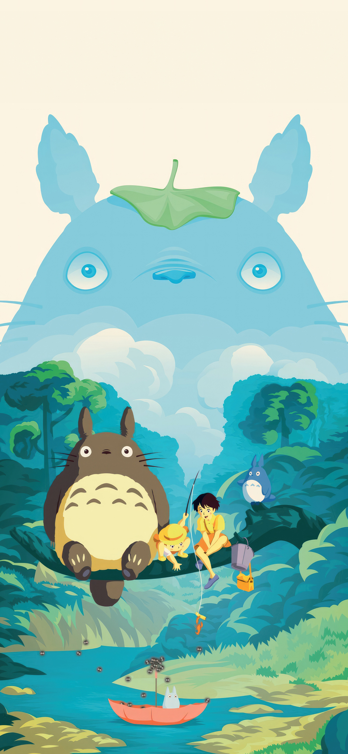 My Neighbor Totoro 5k iPhone XS, iPhone