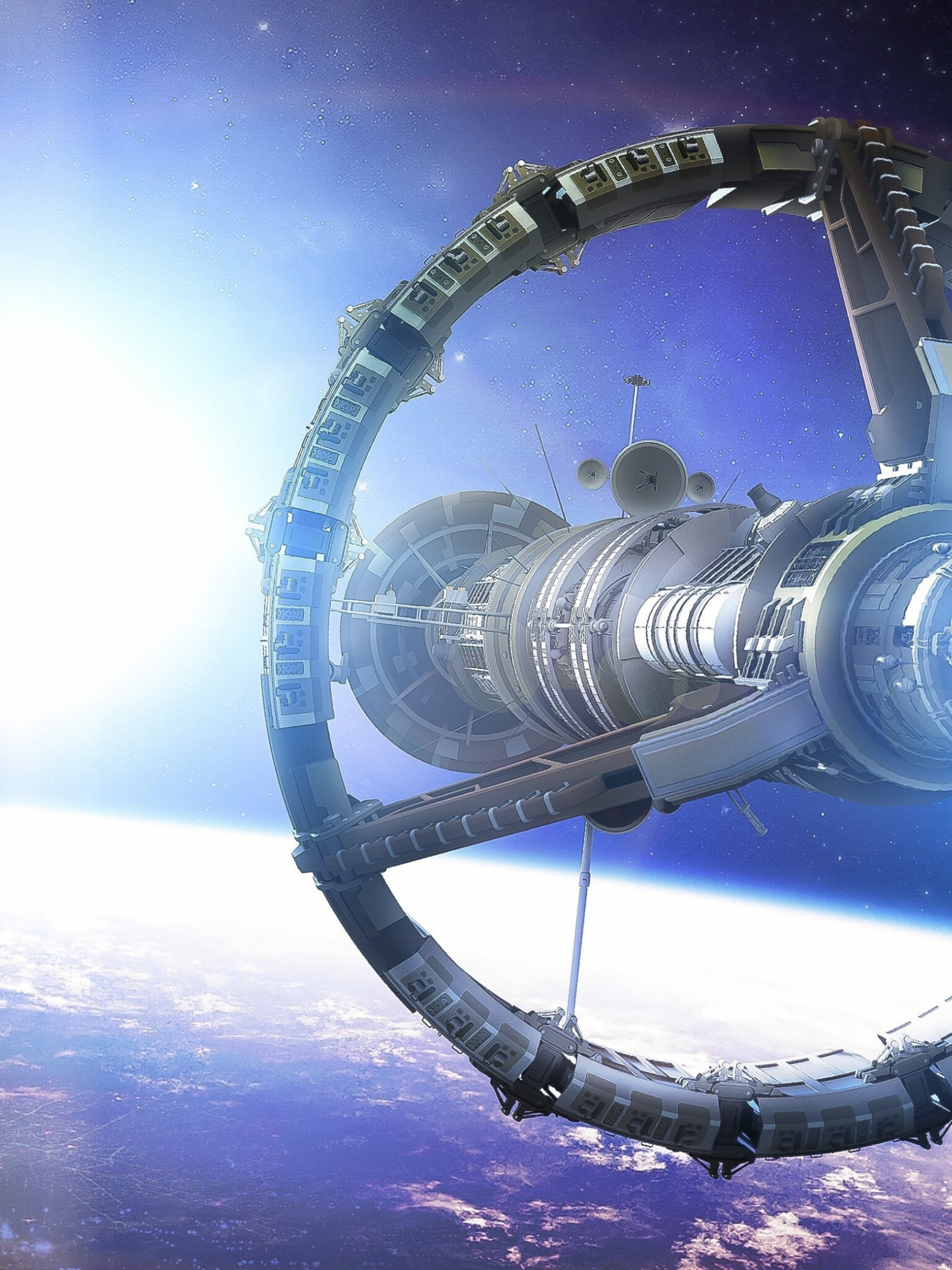 Space Station Wallpaper