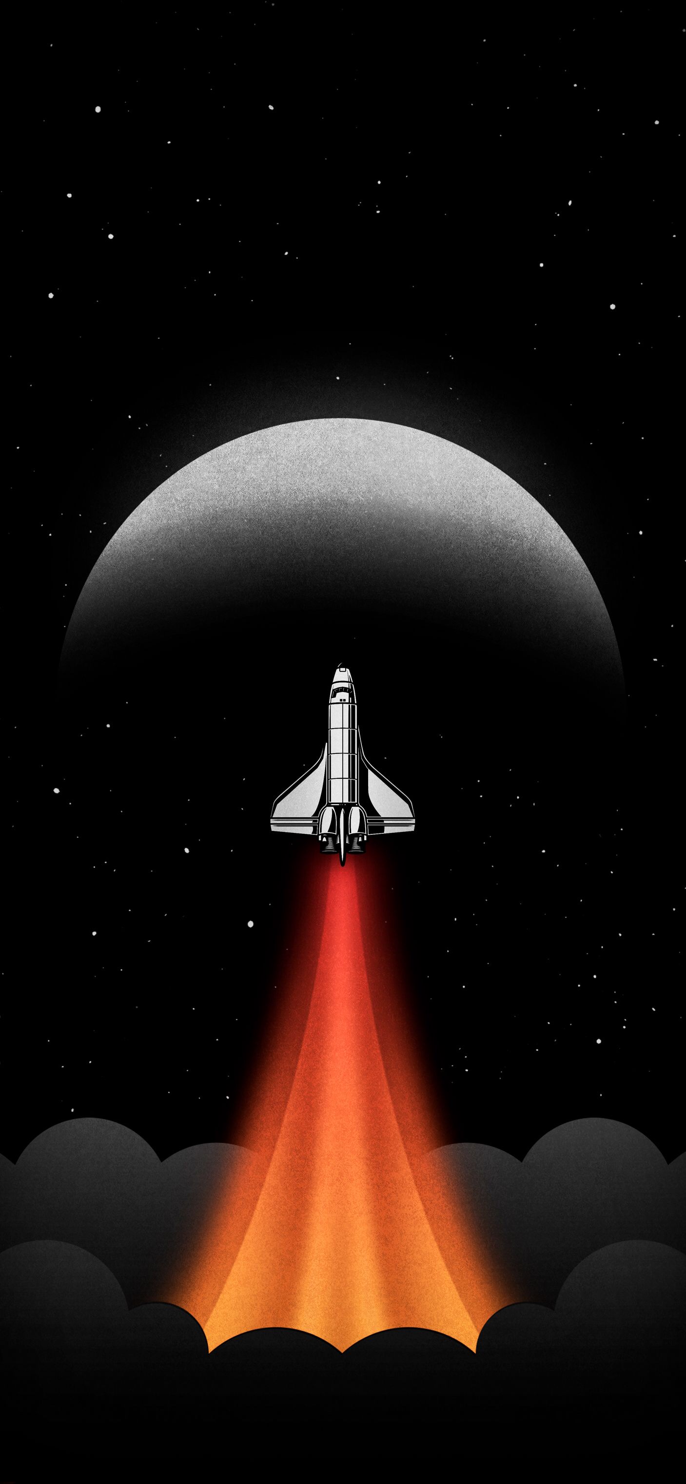 Wallpaper Rocket, Space, Space Shuttle, Outer Space, Spacecraft, Background Free Image