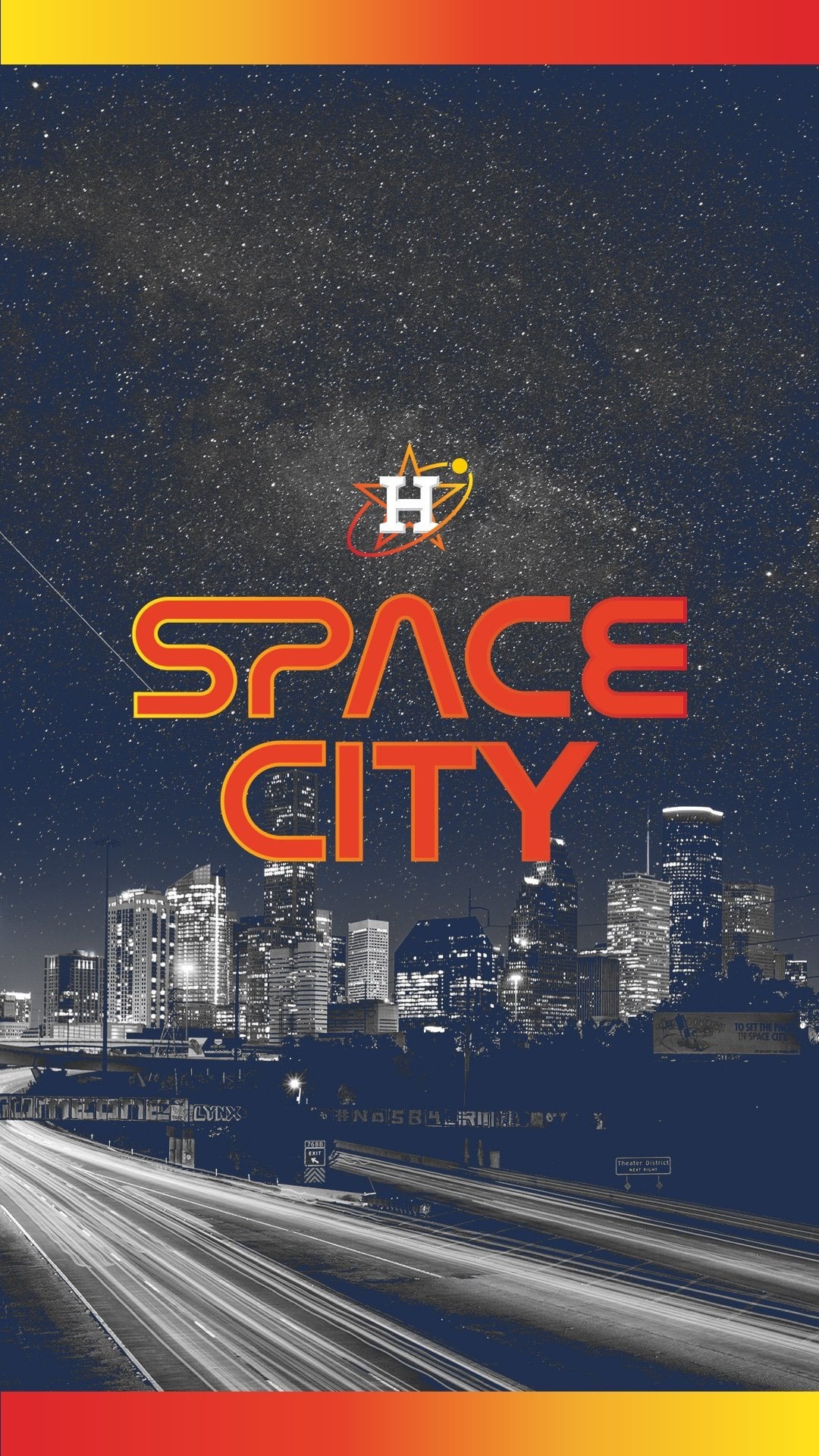 Astros space city iPhone wallpaper, r