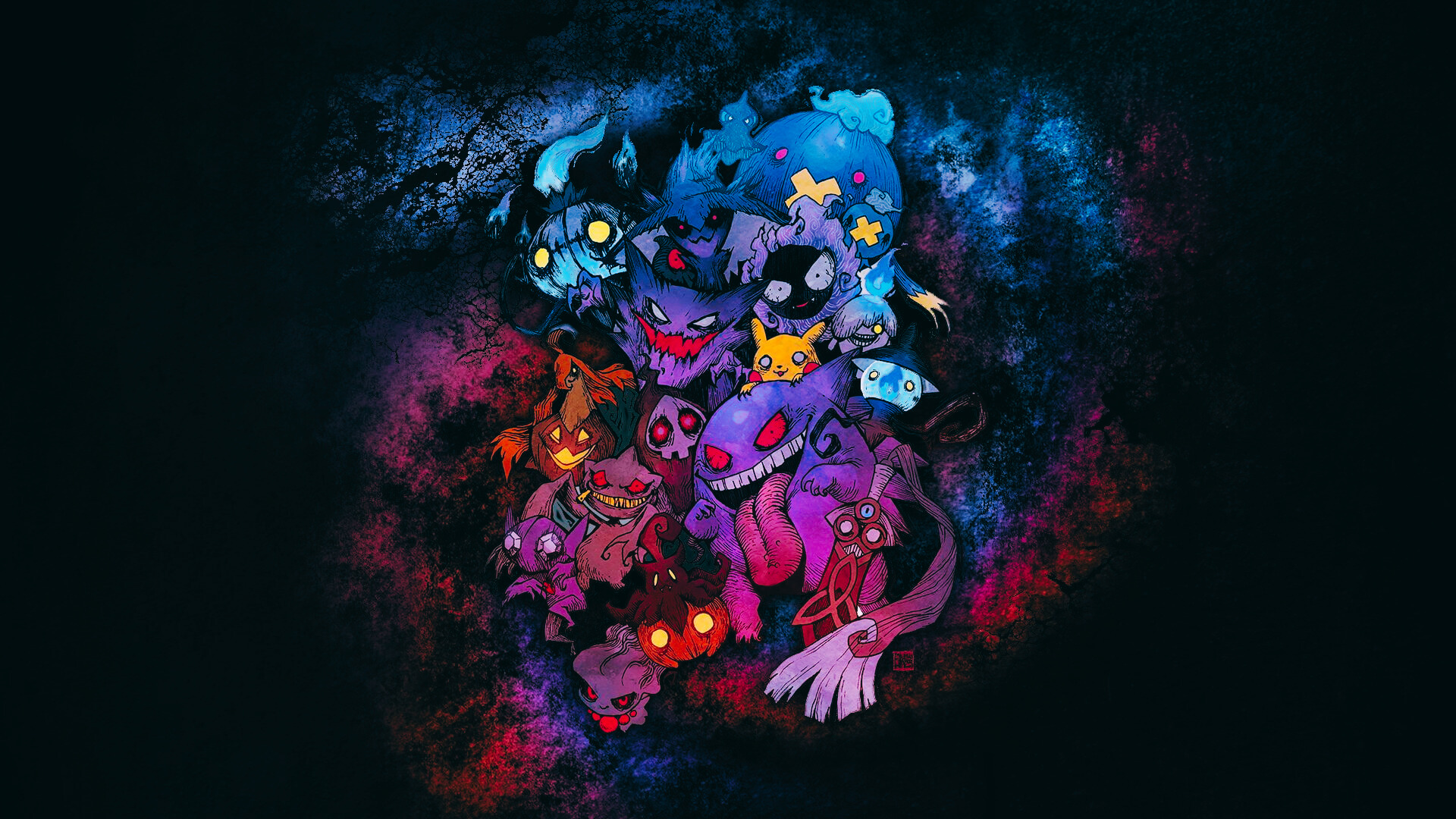 Gengar Wallpaper For Desktop, PC