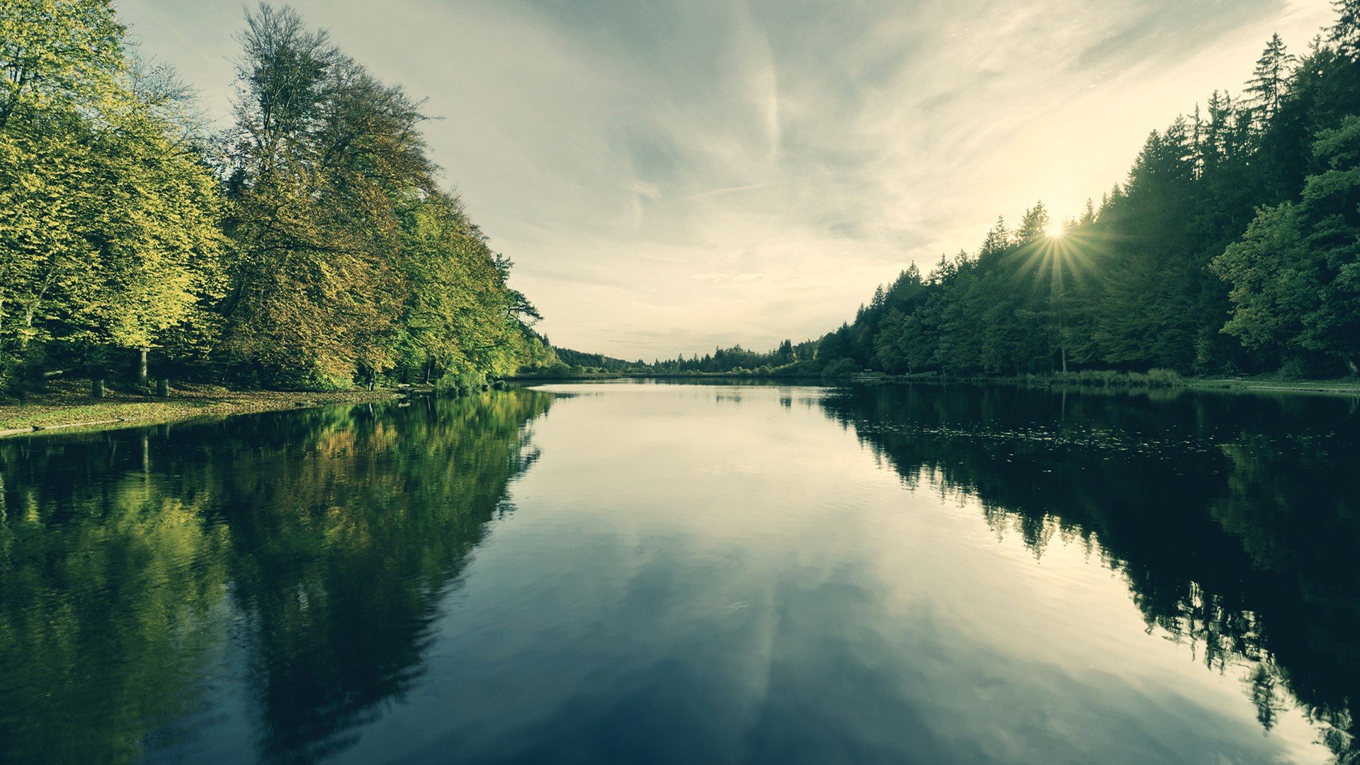 Serene River Reflections