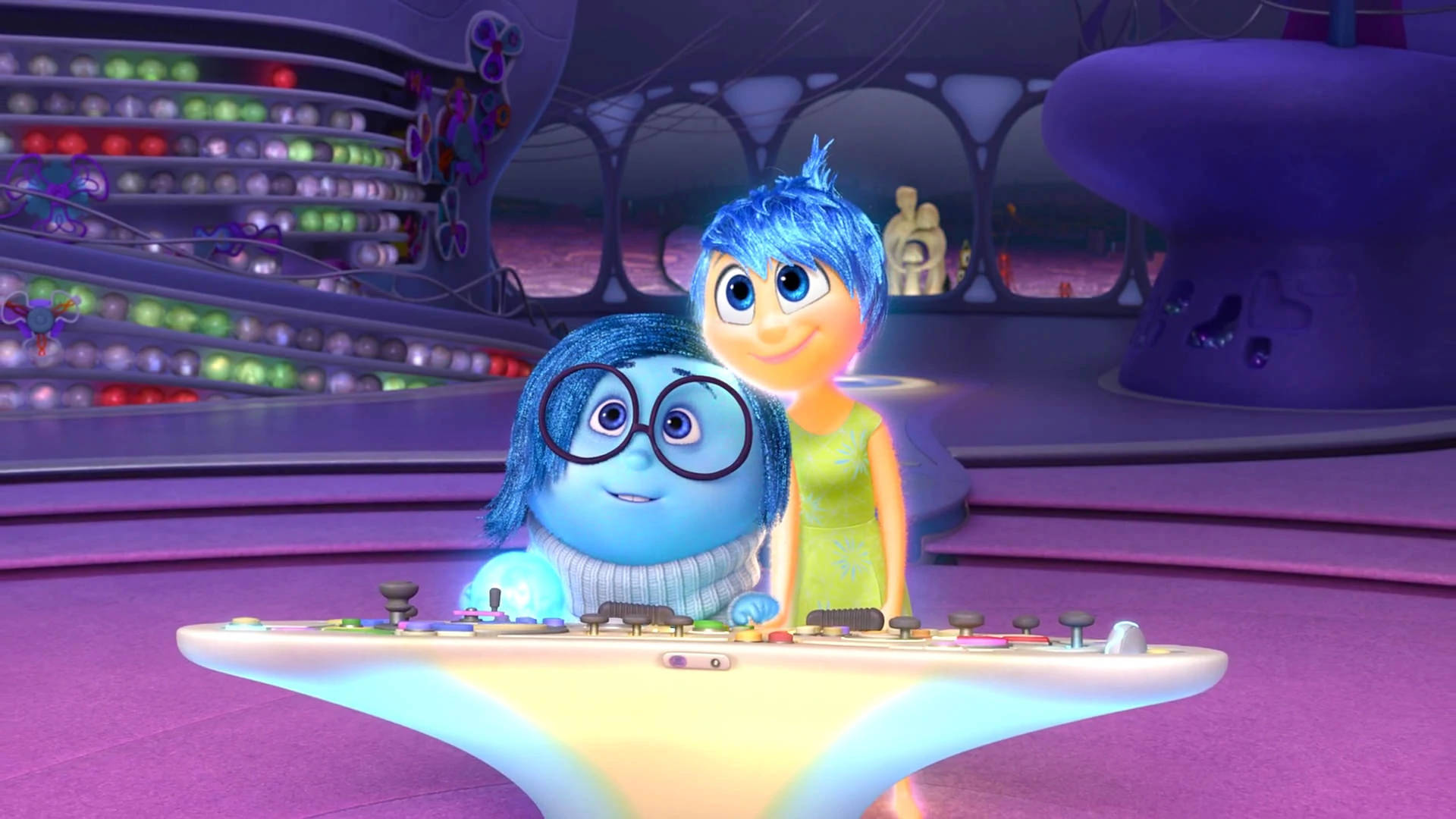 Sadness Inside Out With Joy Wallpaper