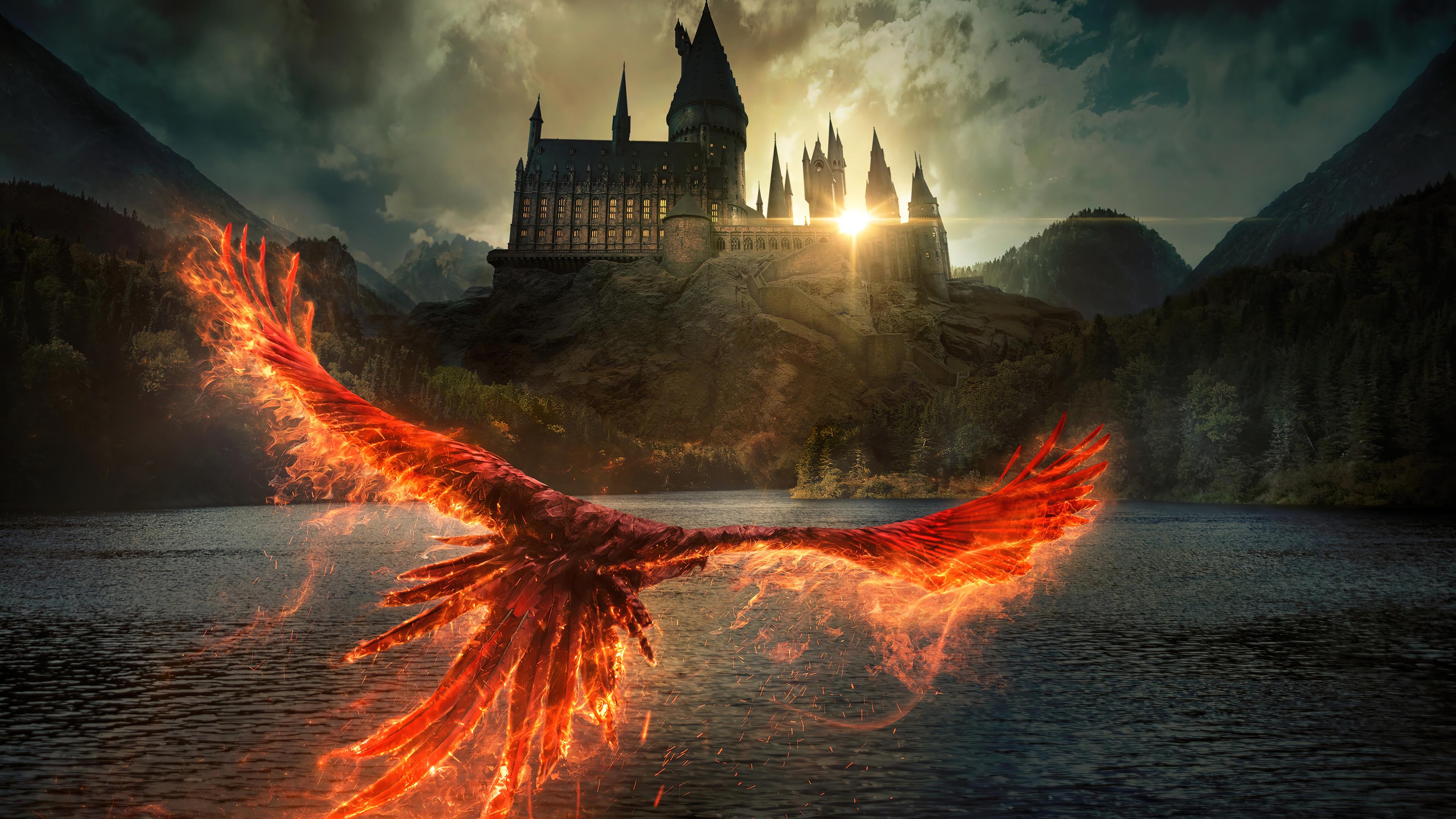 Phoenix v Hogwarts {3840x2160}, r
