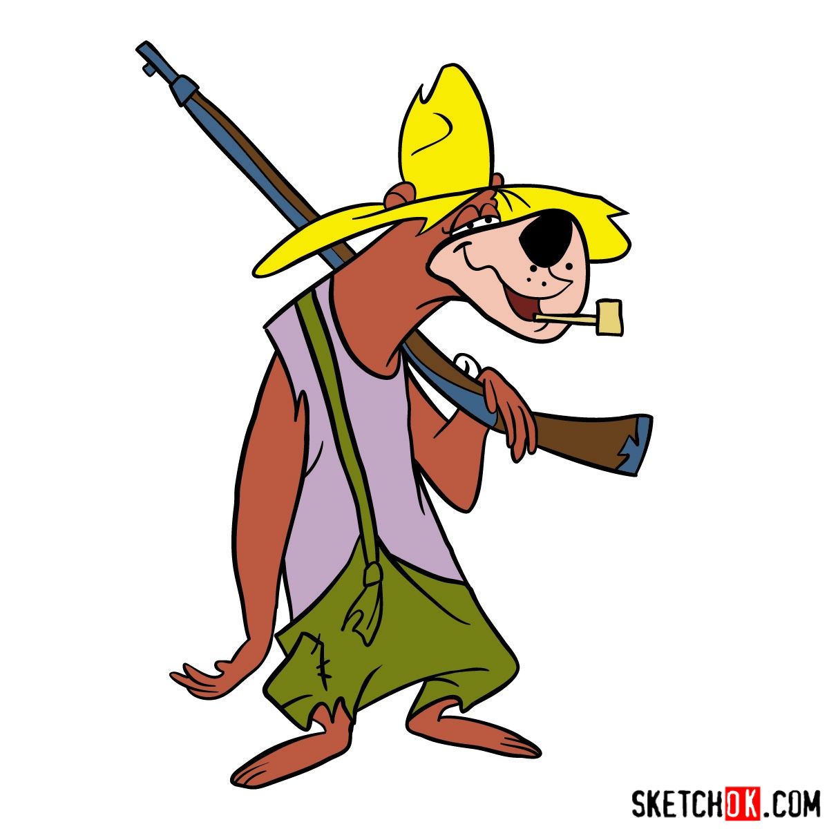 draw Paw Rugg. The Hillbilly Bears