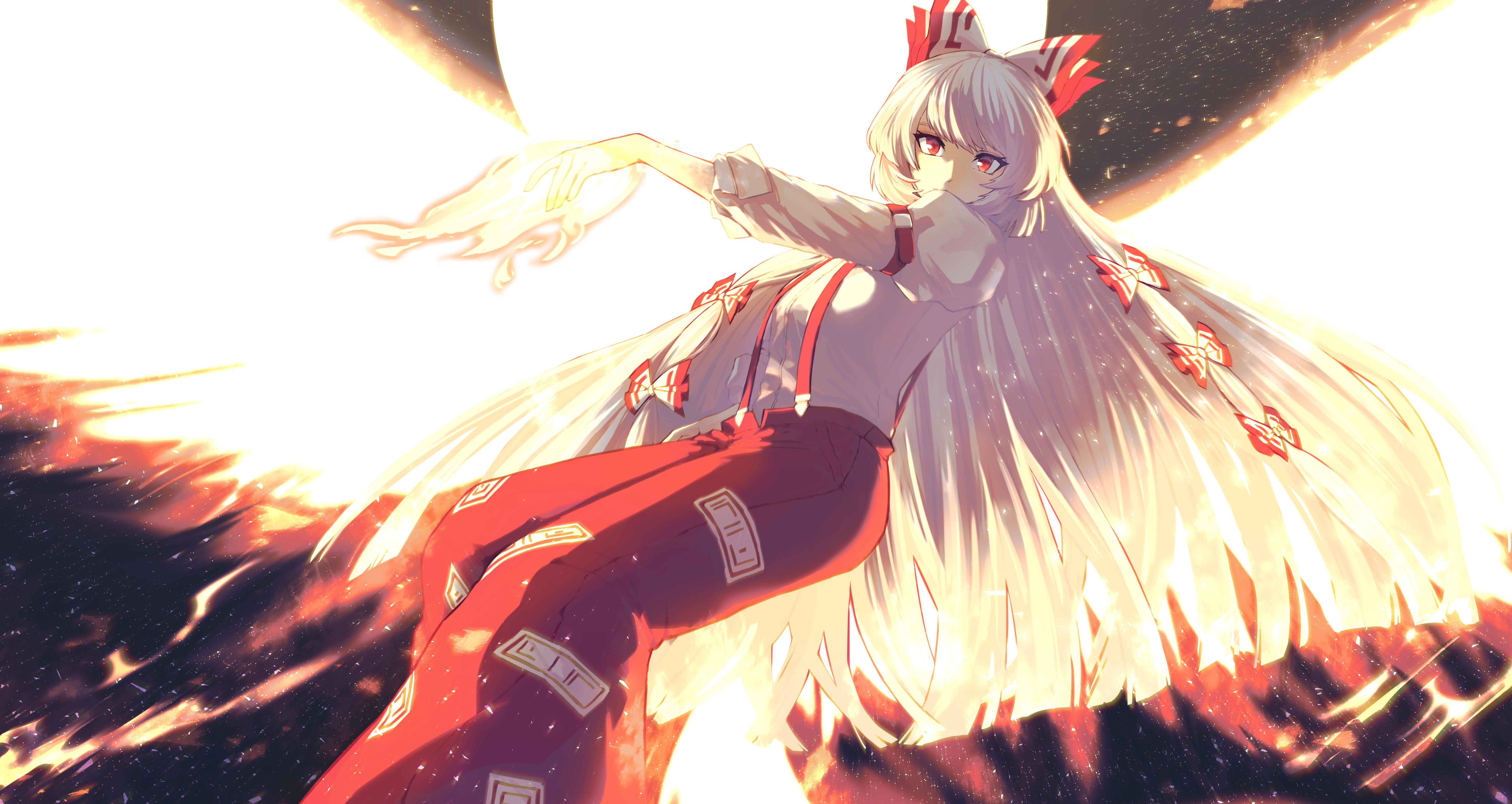 Download Fujiwara No Mokou Anime Touhou