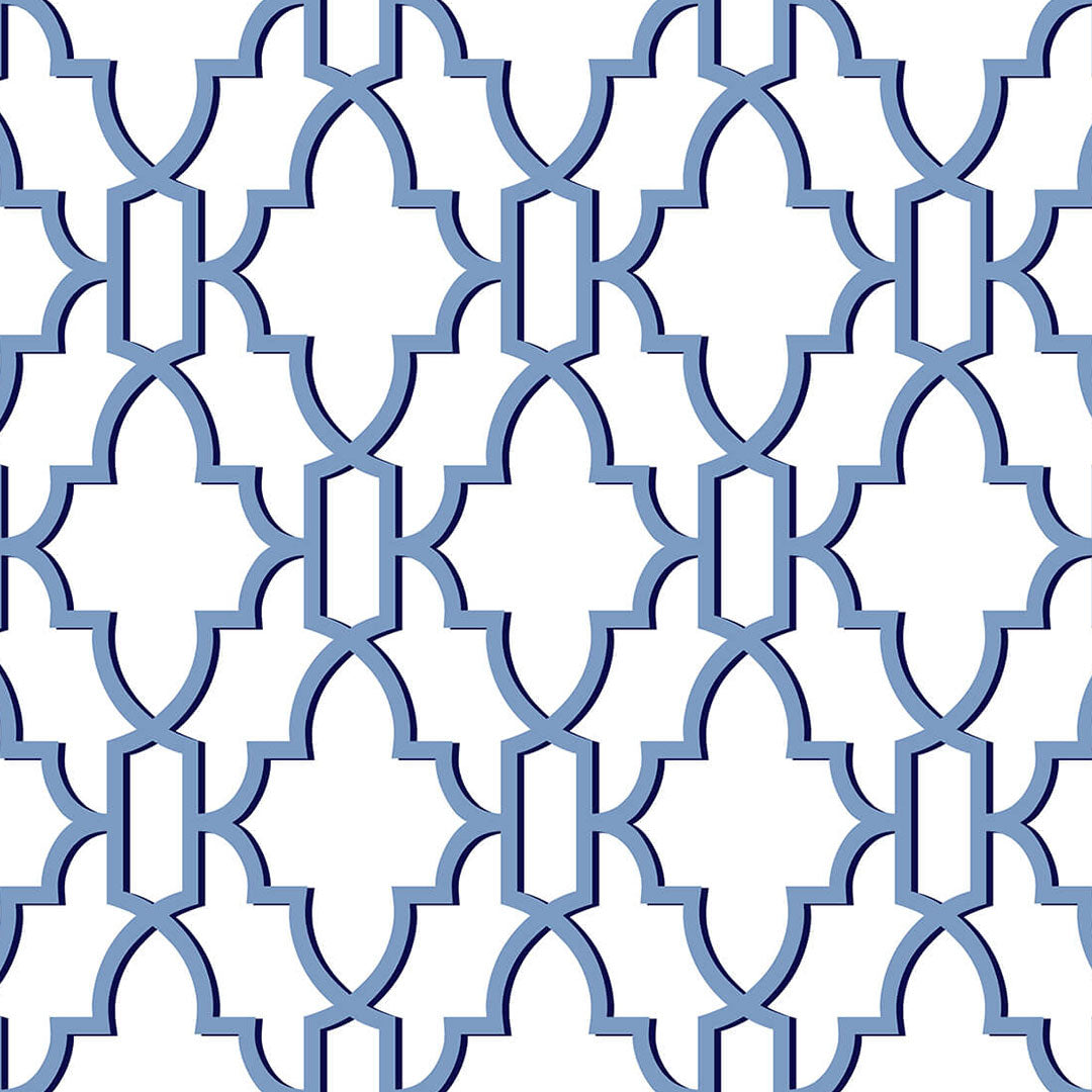 Coastal Lattice Peel And Stick Luxe