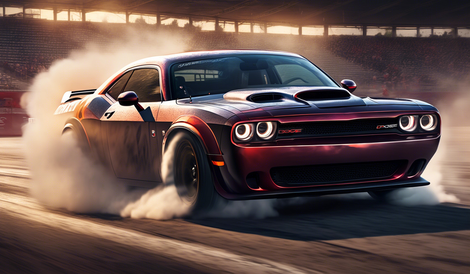 Dodge Hellcat Burnout Thrills Extreme