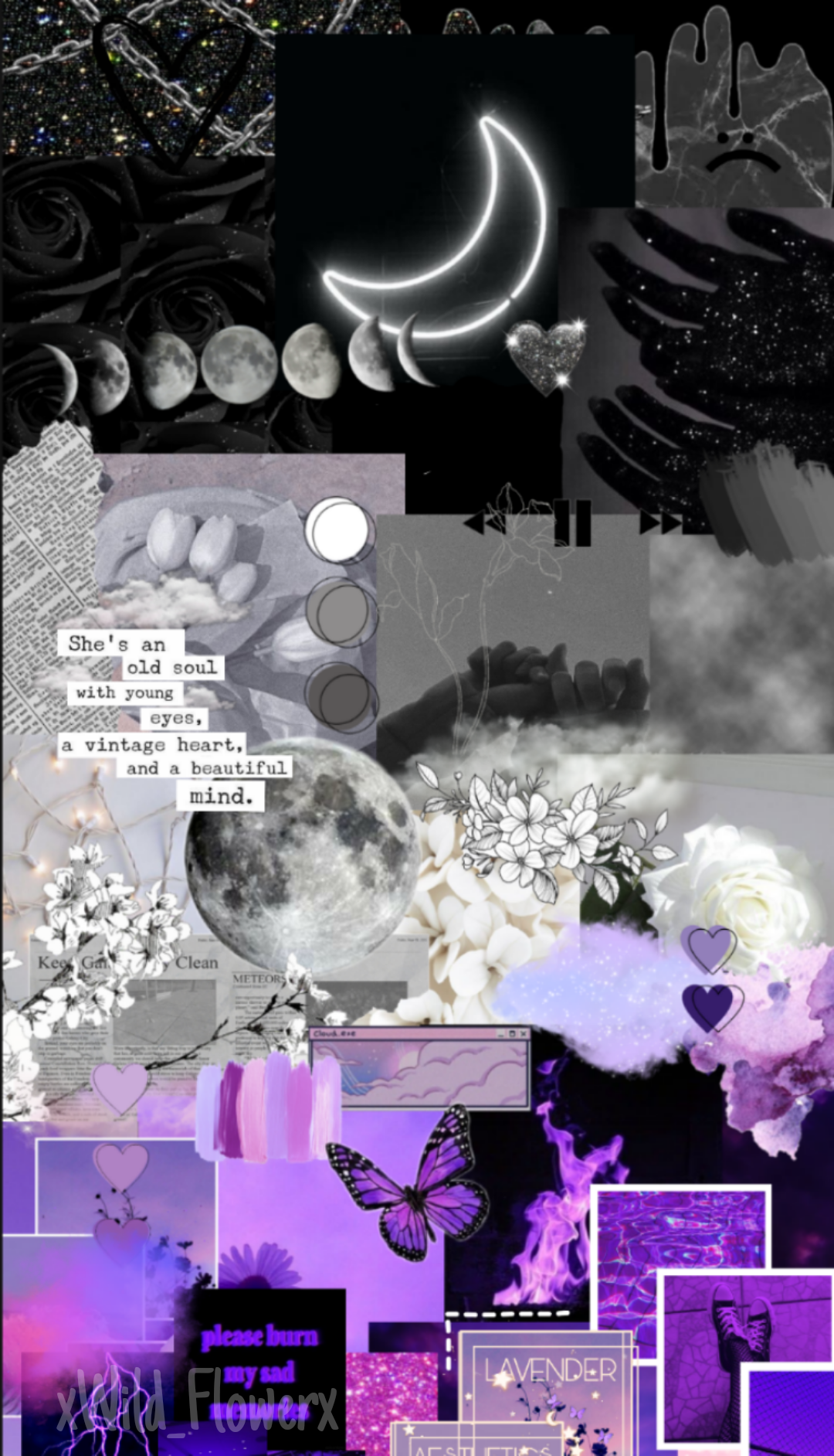 Asexual Flag Wallpaper Collage