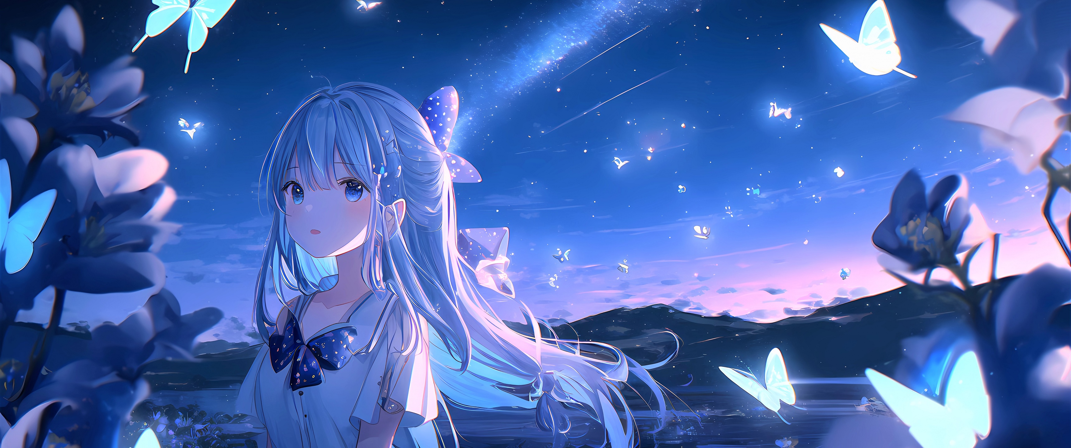 Anime girl Wallpaper 4K, Dream, Lonely