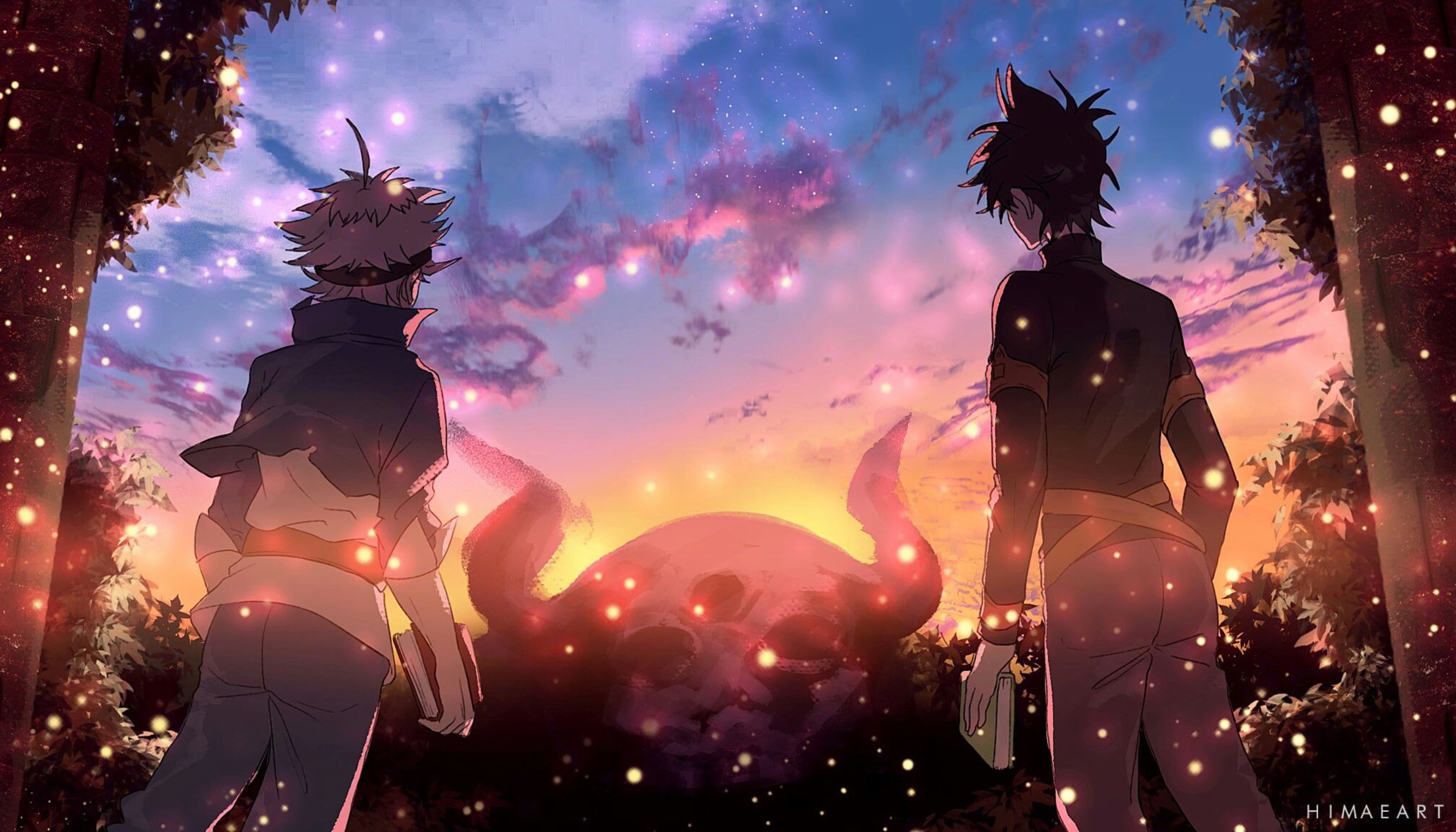 HD wallpaper: anime boys, Asta, Yuno